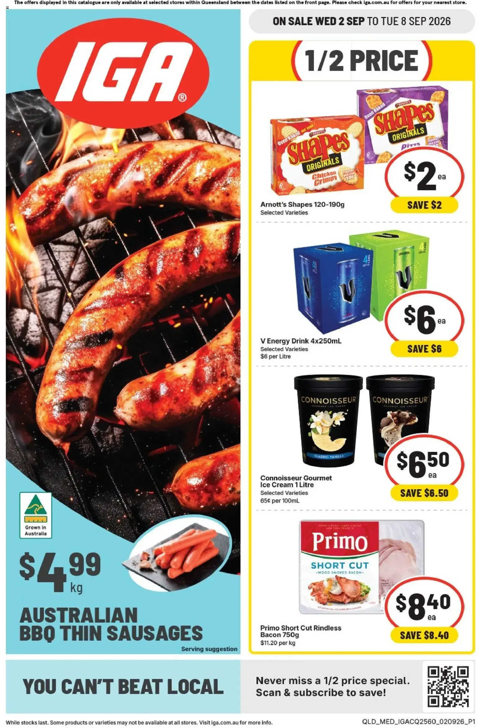 IGA catalogue valid from 02/09/2026 > Online Australia - Catalogue valid from 2 September to 8 September 2026 - page 1