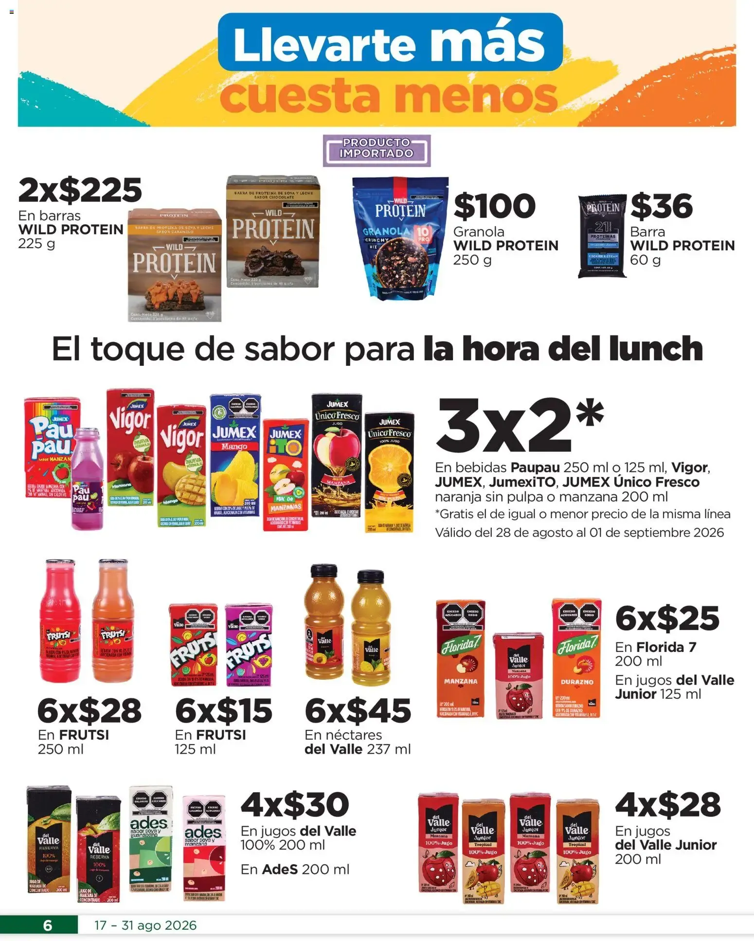 Catálogo de Chedraui folleto Llevarte más cuesta menos (17/08/2026 - 31/08/2026) - catálogo en línea 17 de agosto al 31 de agosto 2026 - Pagina 6