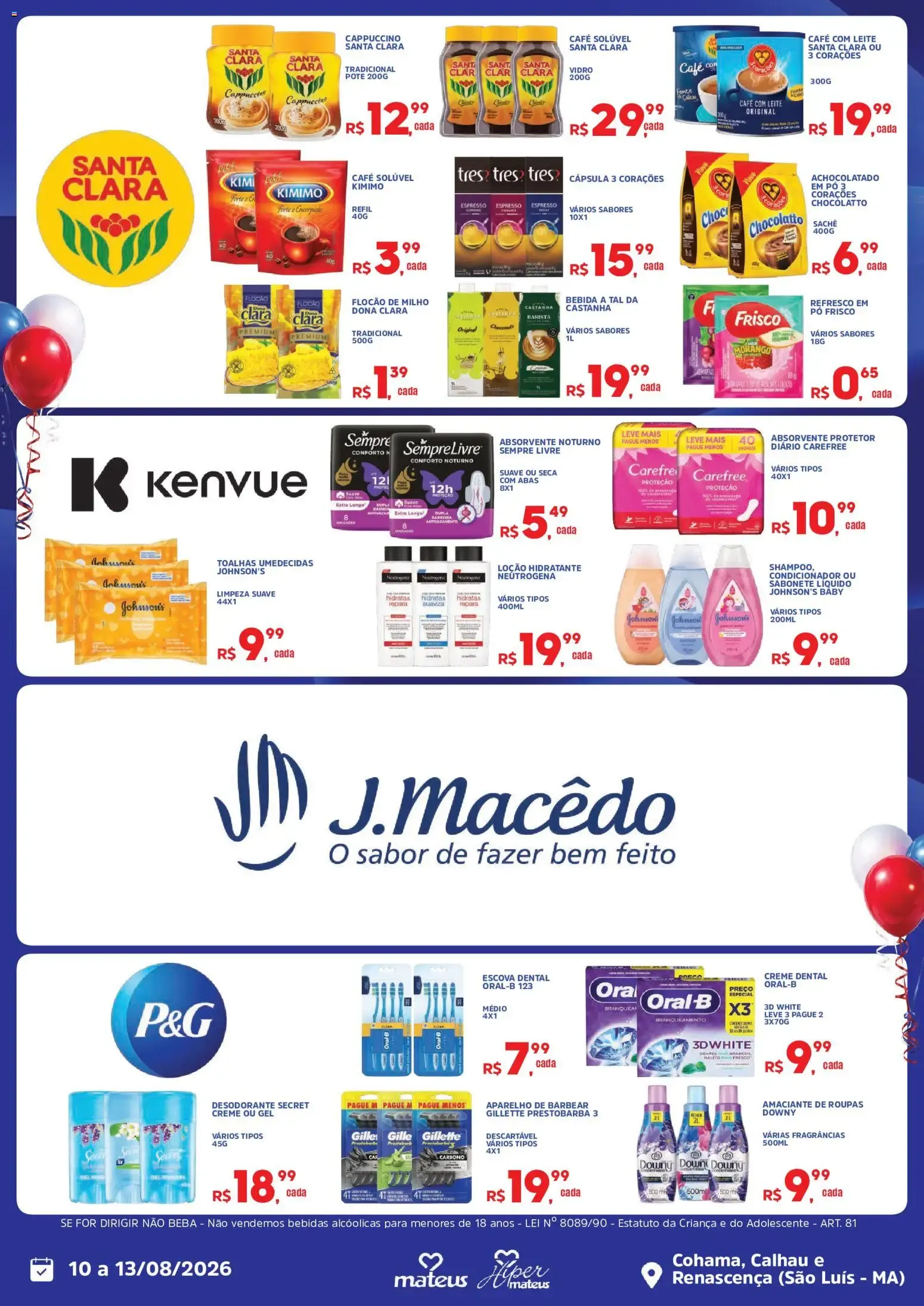Encarte de Aniversário 40 anos - Prêmios e Ofertas 10 de agosto até 13 de agosto 2026 - Pagina 5