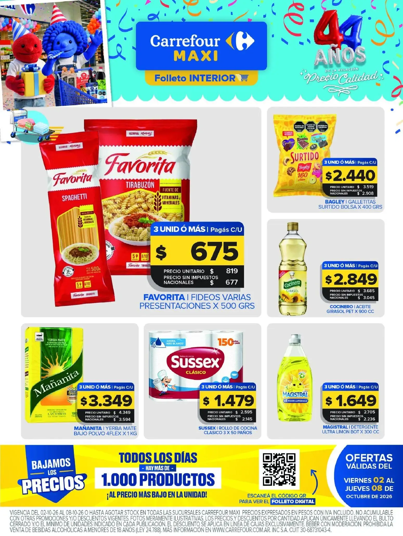Carrefour Maxi catálogo del 02/10/2026 - 08/10/2026