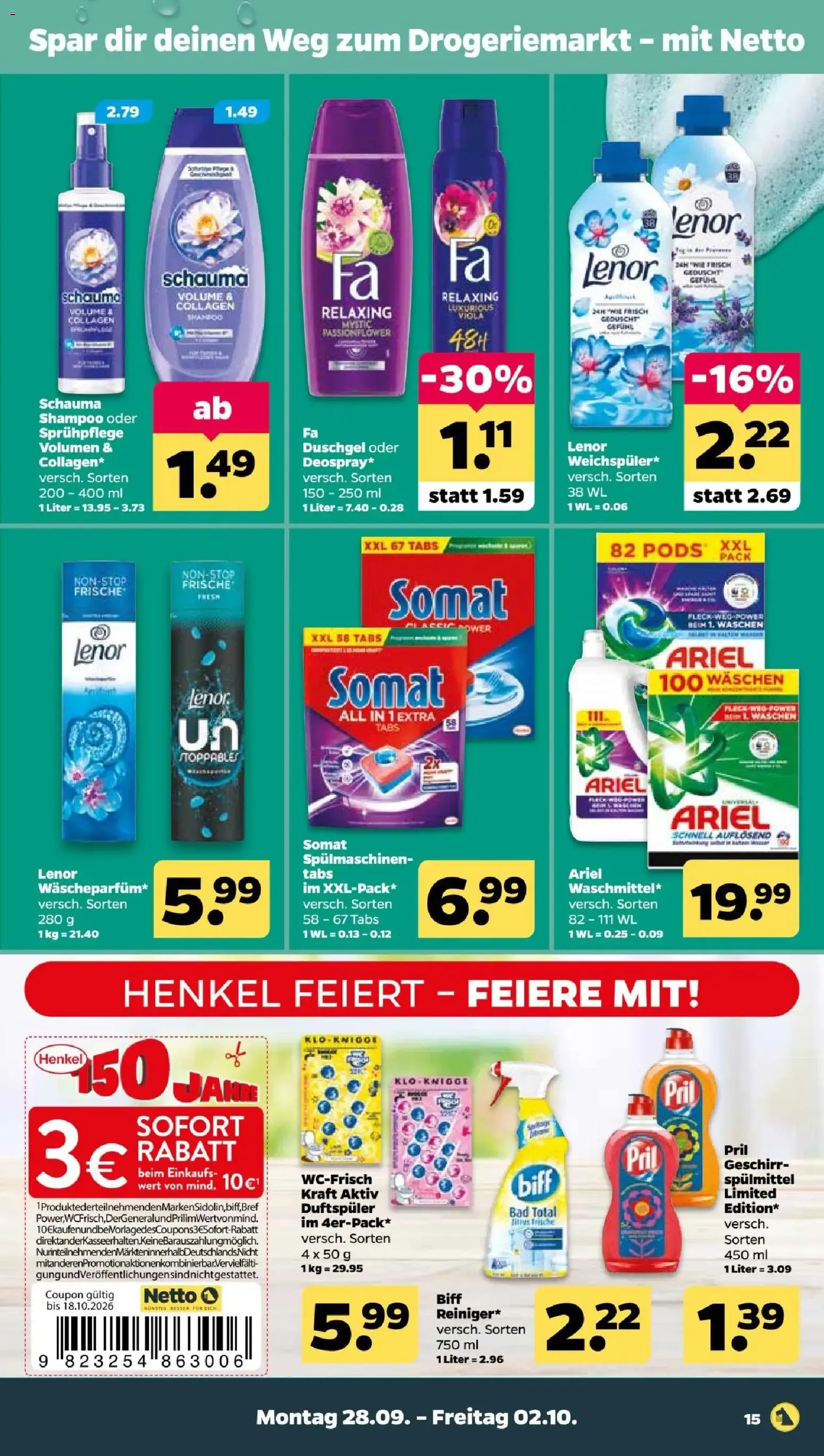 Netto Prospekt ab 28.09.2026 → Angebote nächste Woche von 28. September bis 2. Oktober 2026 - Prospekt seite 21