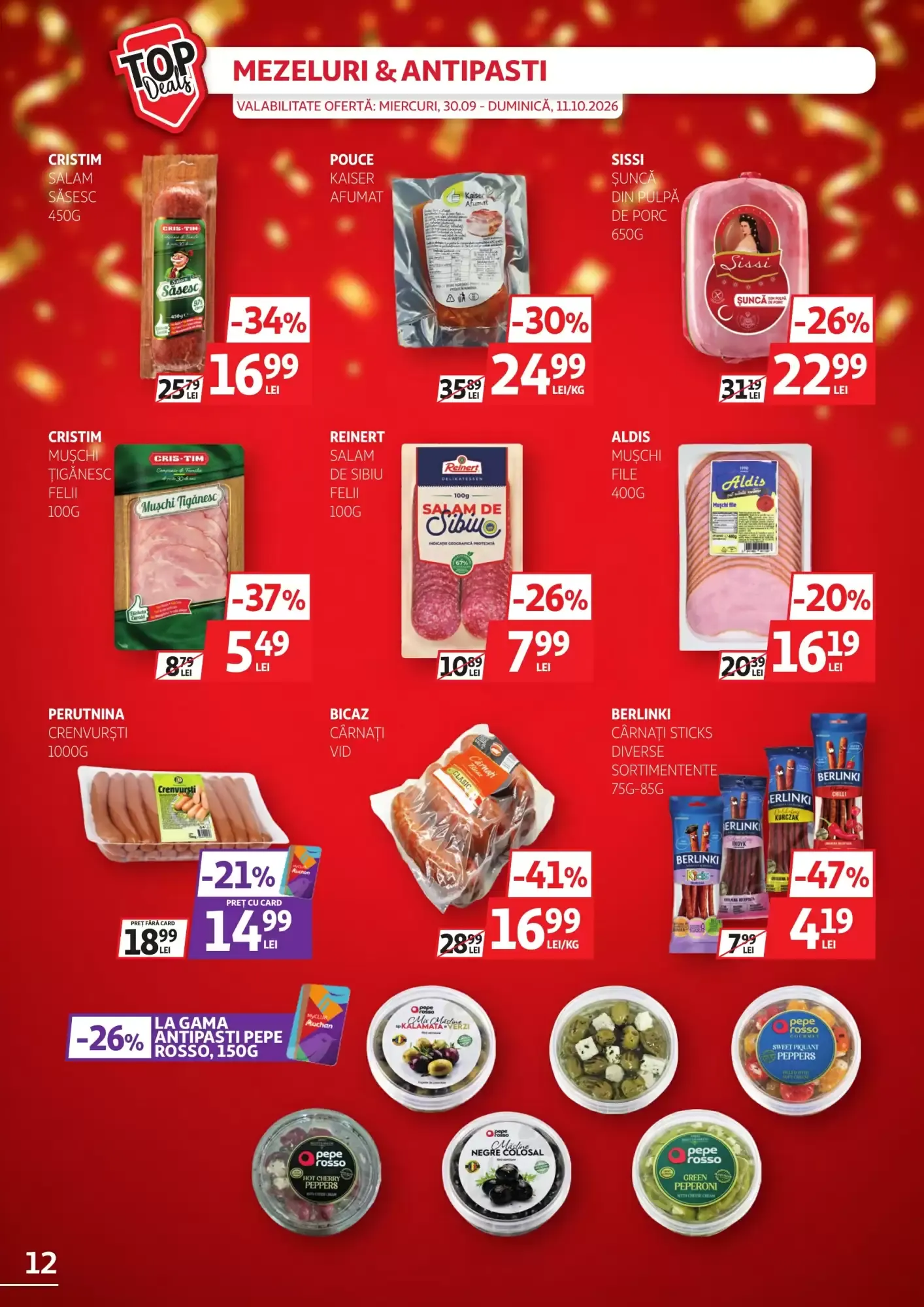 Catalog Catalog Auchan de la 30 septembrie până la 11 octombrie 2026 - Revista Pagina 12