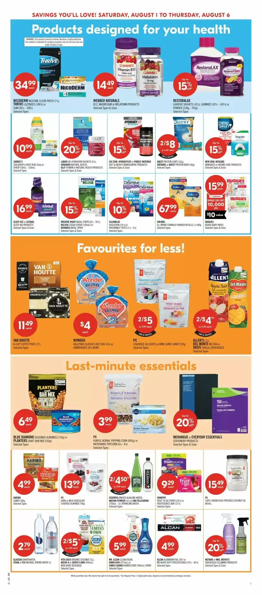 Shoppers Drug Mart flyer week 31 from August 1 to August 6 2026 - flyer page 16