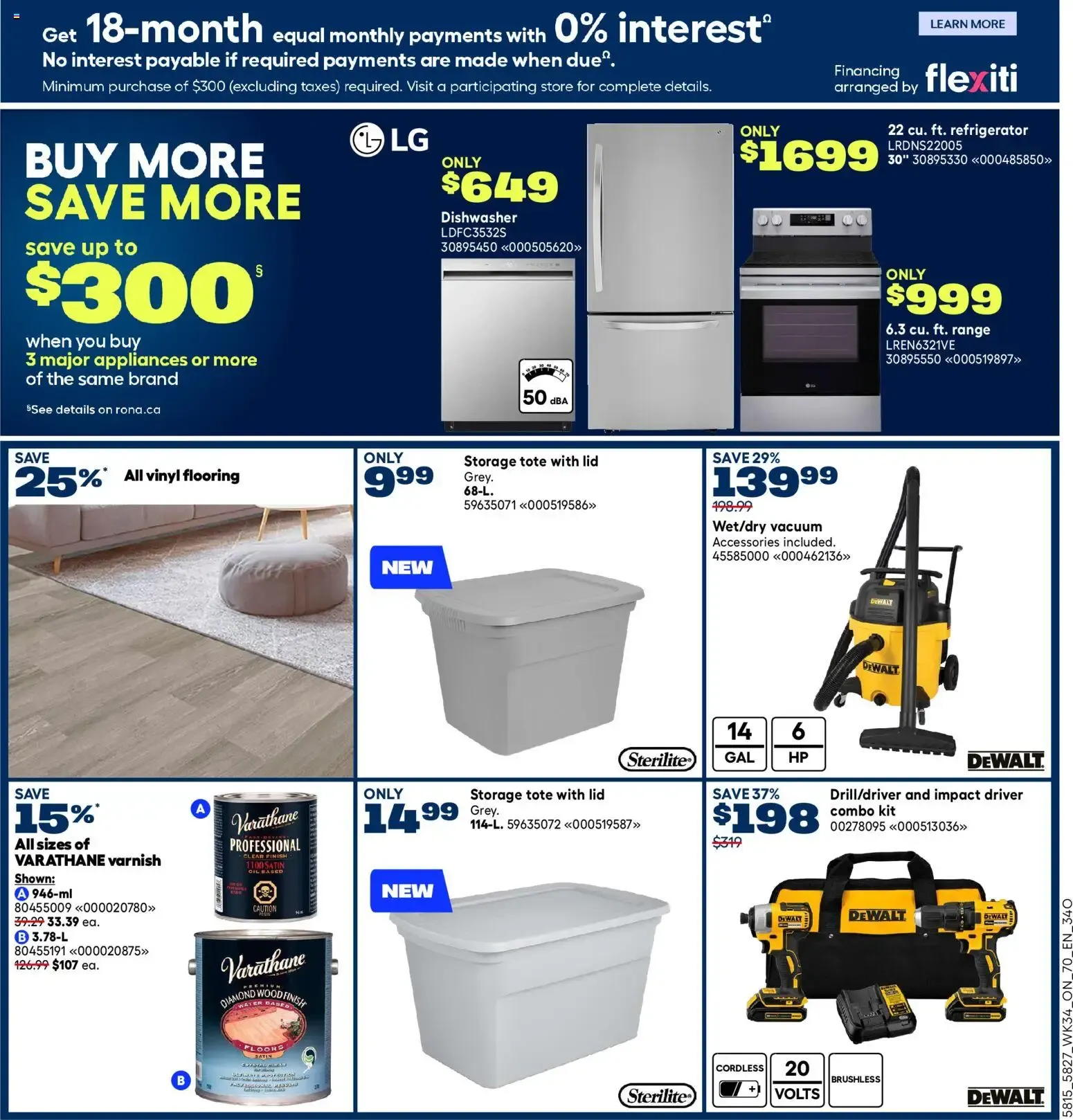 Rona weekly flyer from Sep 17, 2026 > weekly specials & deals from September 17 to September 30 2026 - flyer page 3