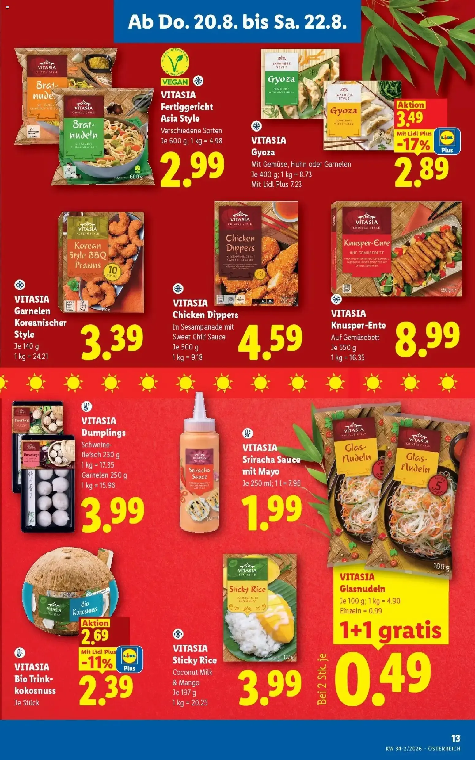 Lidl Plus - Österreichs günstigste Preise von 20. August bis 22. August 2026 - Flugblätt seite 15