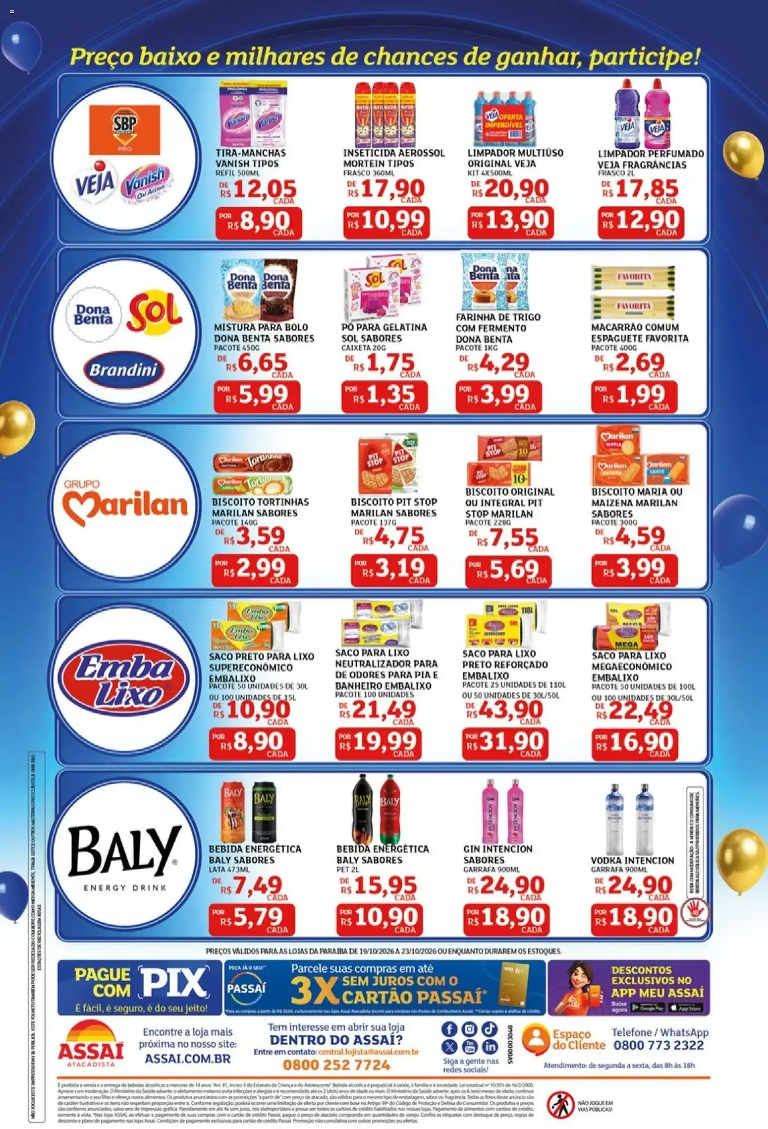 Encarte de Assaí Atacadista ofertas - PB de 19/10/2026 | Promoções Online 19 de outubro até 23 de outubro 2026 - Pagina 4