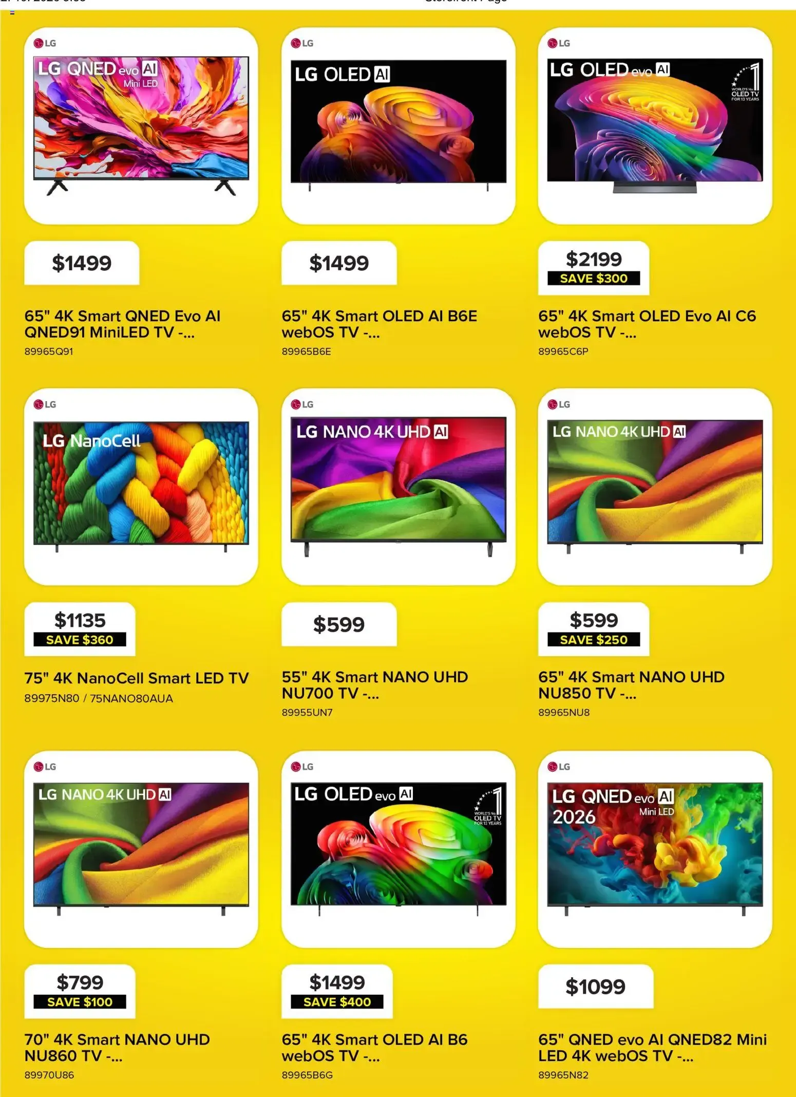 Leon's: Samsung TV Offers / Best Brands For Less from October 22 to October 28 2026 - flyer page 5