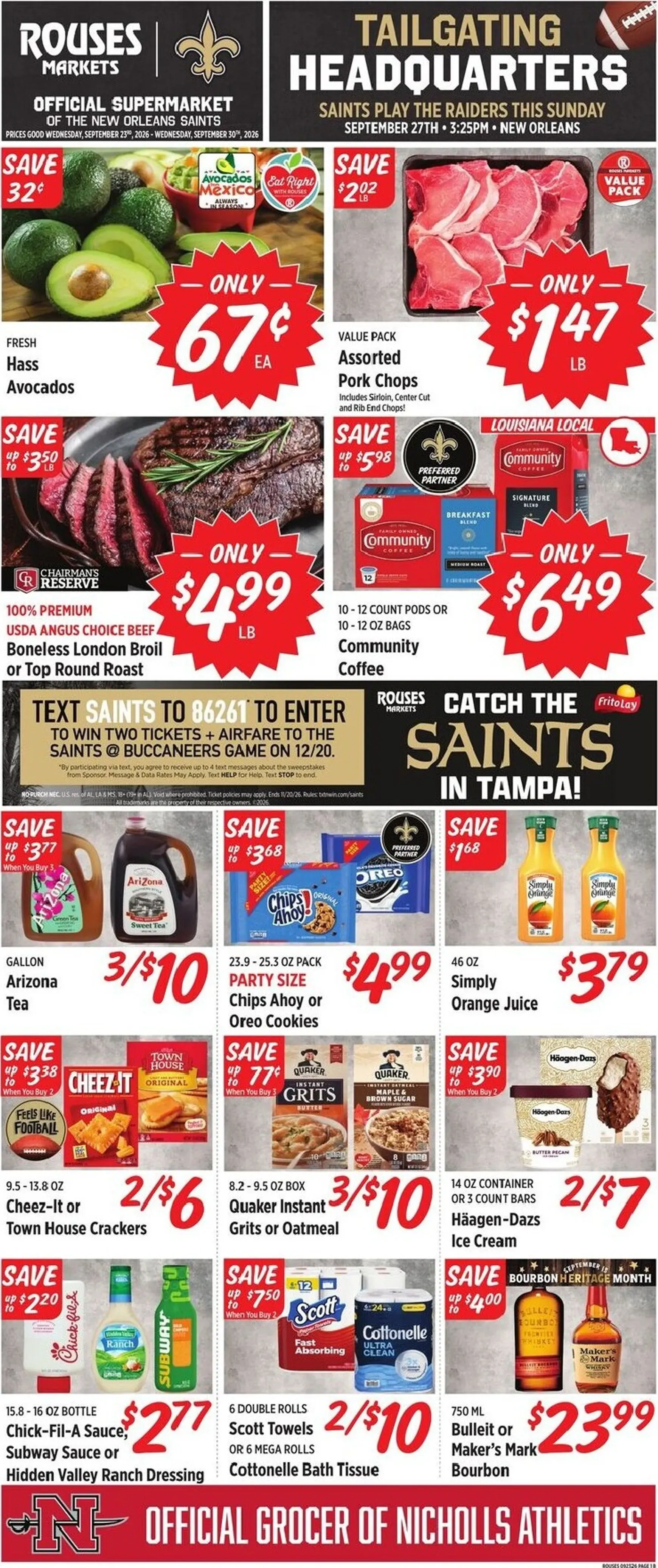 Weekly ad Current Rouses Markets leaflet valid from Wednesday 09/23/2026 to Wednesday 09/30/2026 from September 23 to September 30 2026 - Page 2