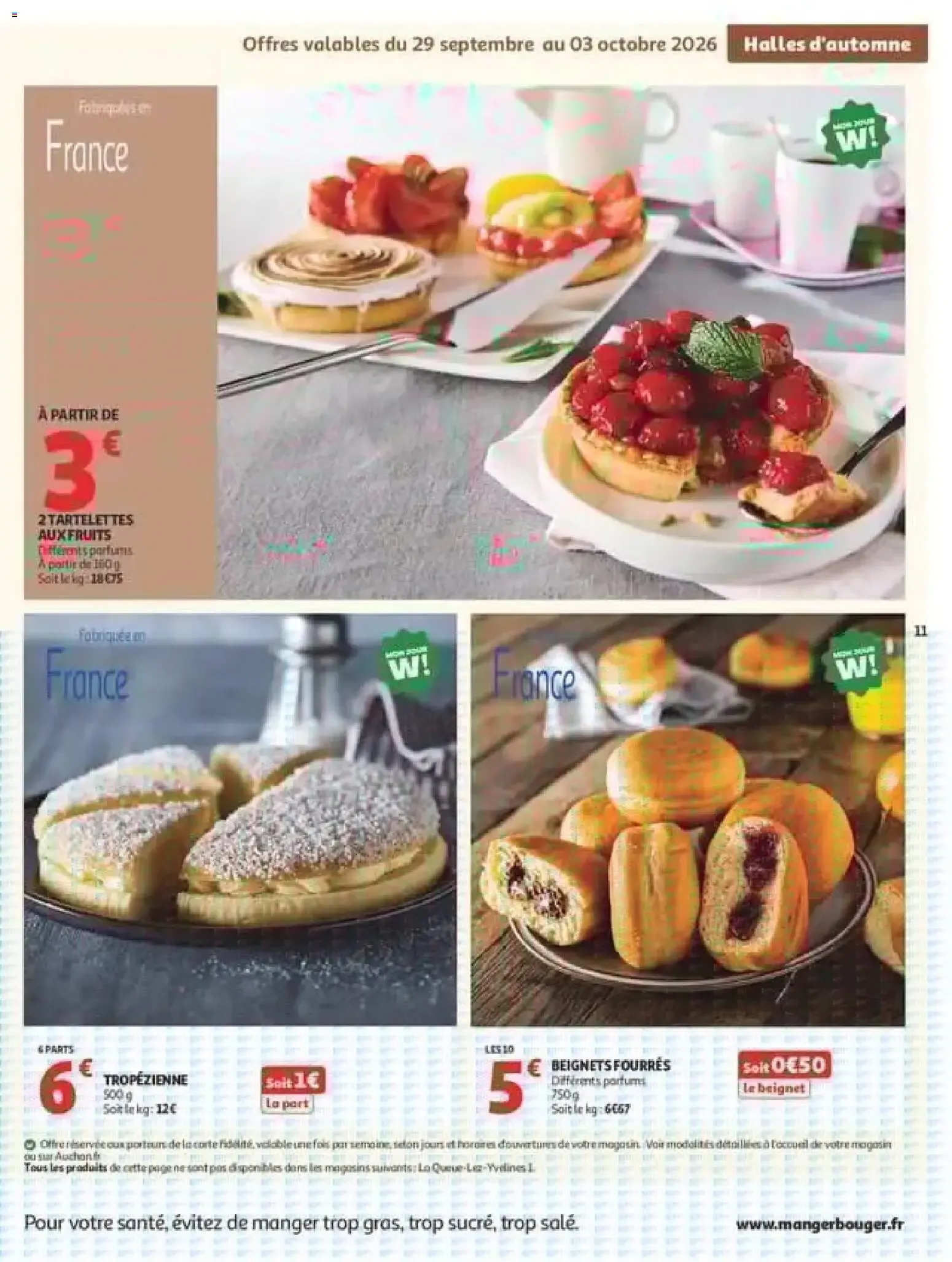 Auchan Halles d'automne supers à partir du 29/09/2026 - promo en ligne du 29 septembre au 10 octobre 2026 - Catalogue page 11