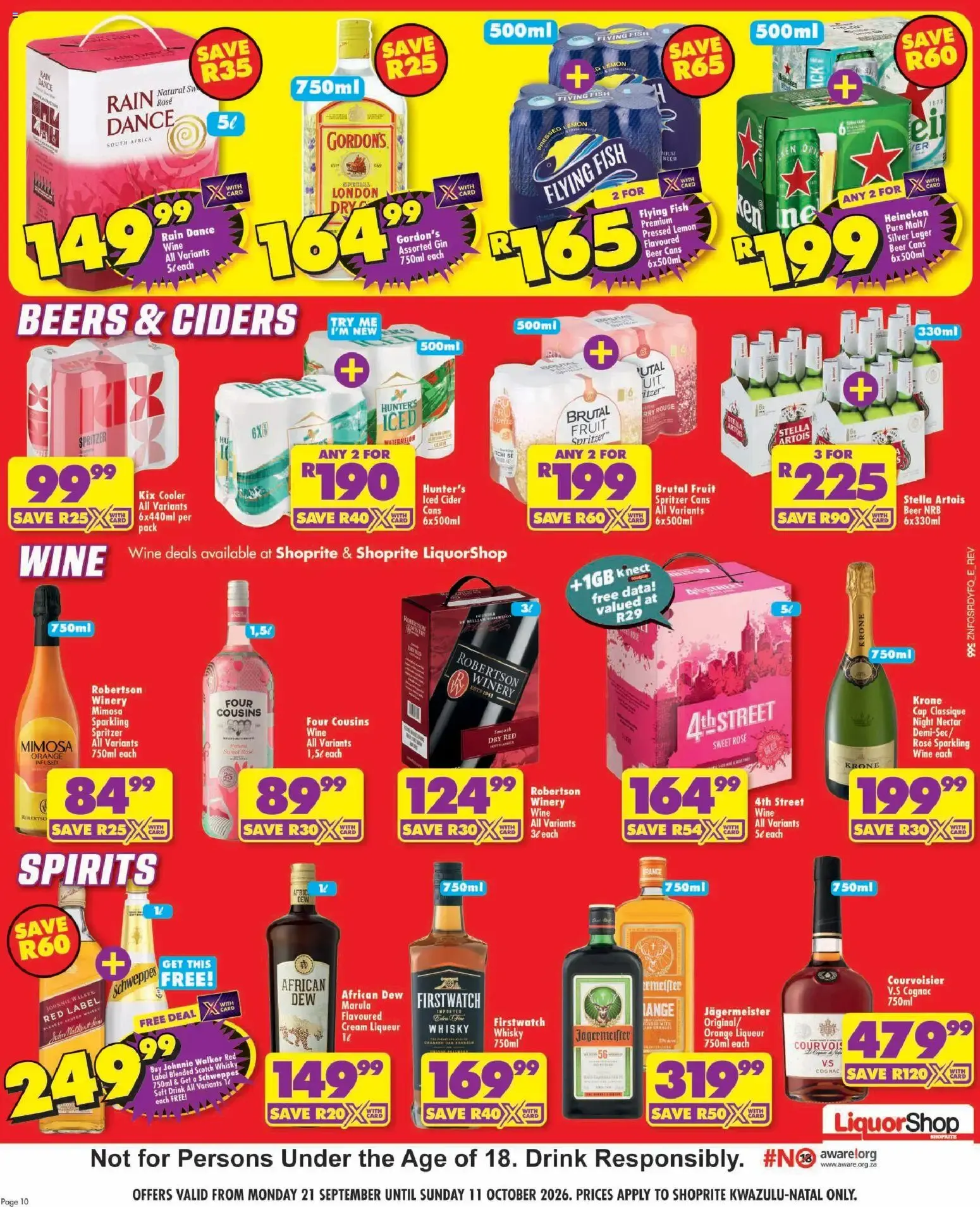 Shoprite Specials (21/09/2026 - 11/10/2026) → Online Catalogue from 21 September to 11 October 2026 - Catalogue Page 10