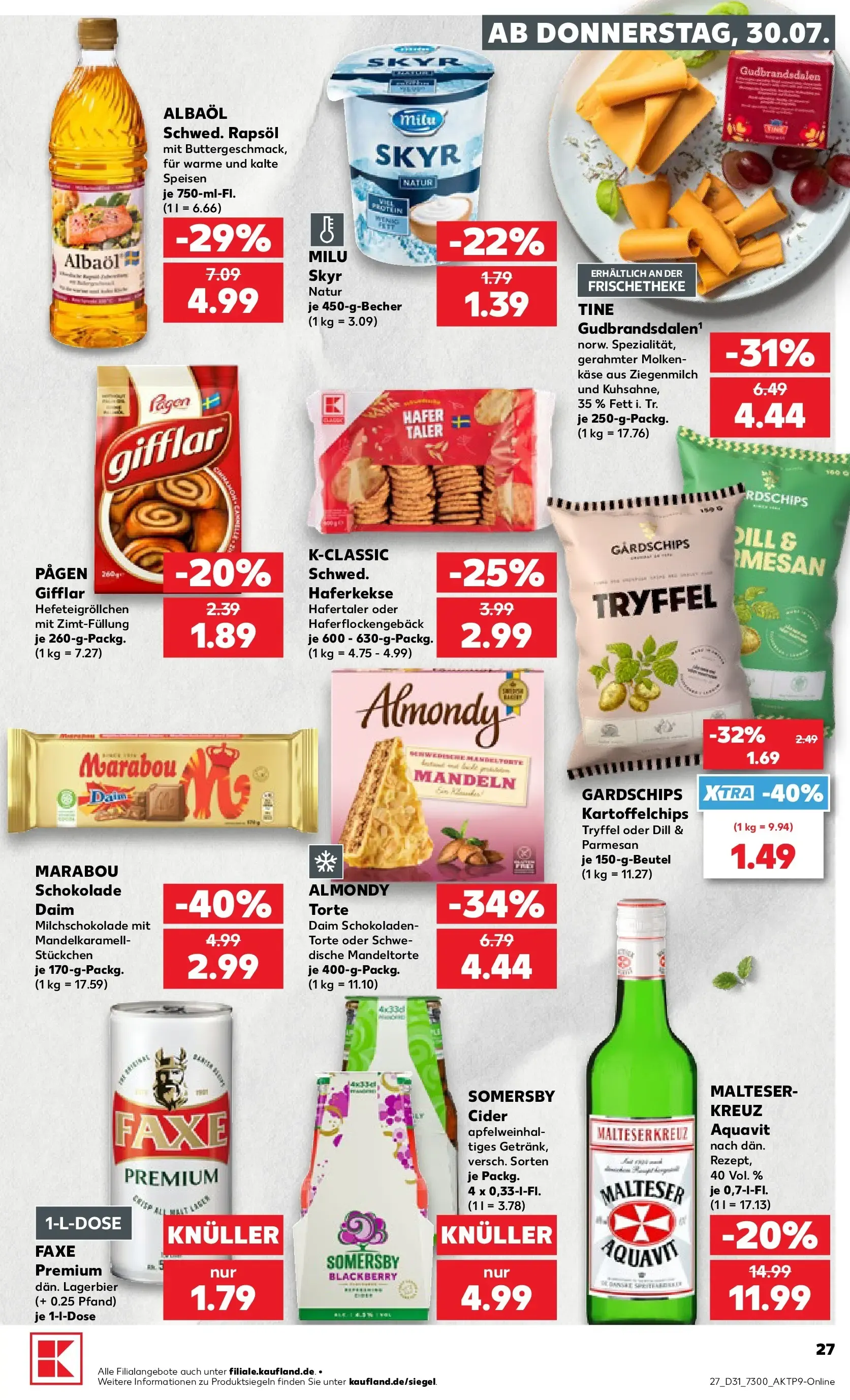 Prospekt Kaufland ab 30.07.2026 » Angebote Online zum Blättern von 30. Juli bis 5. August 2026 - Prospekt seite 27