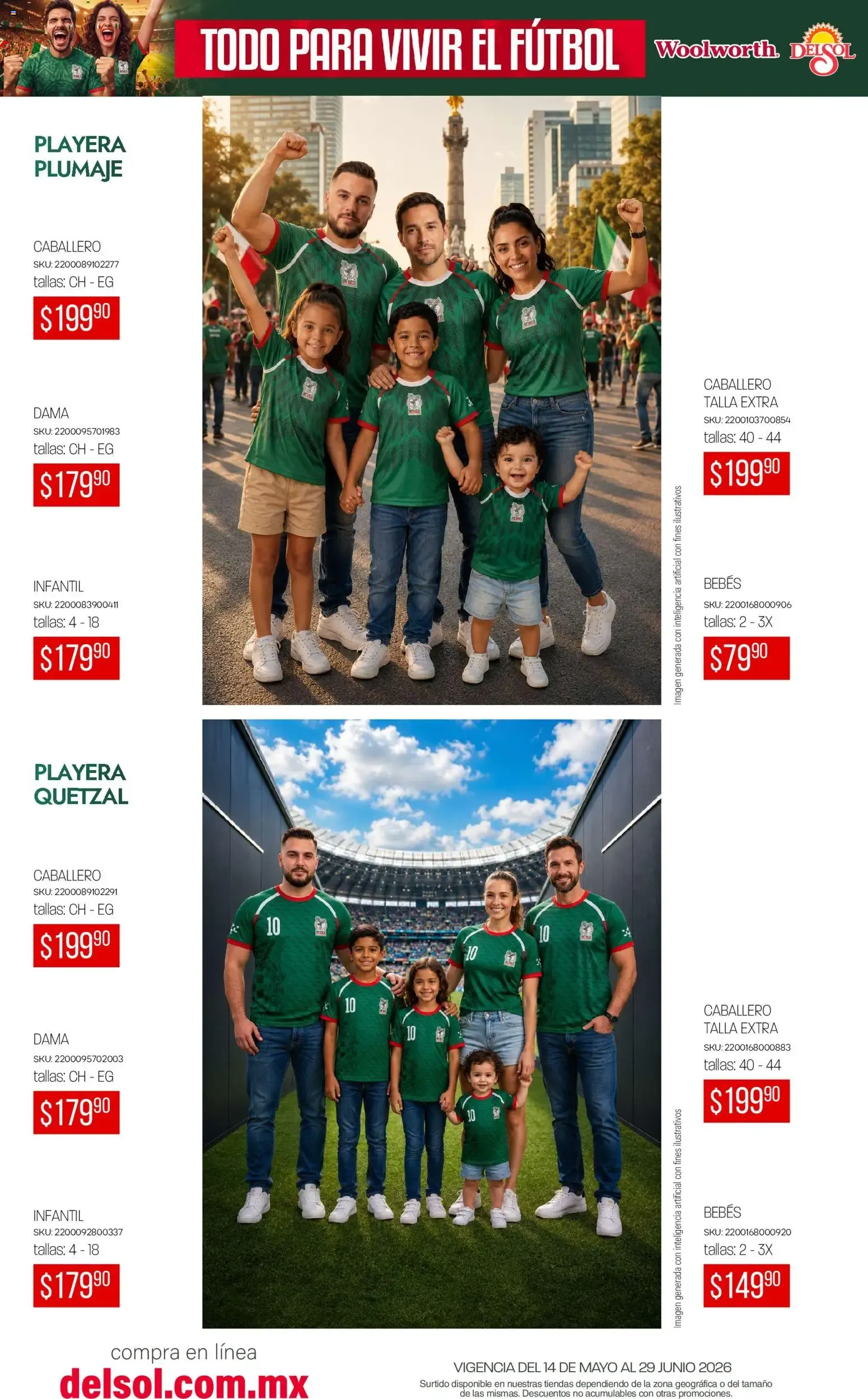 Catálogo de Del Sol y Woolworth catálogo Todo para vivir el fútbol (14/05/2026 - 29/06/2026) - catálogo en línea 14 de mayo al 29 de junio 2026 - Pagina 26