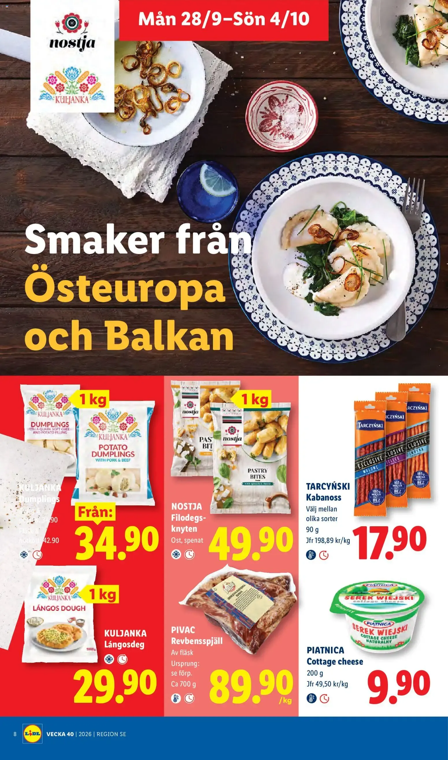 Lidl erbjudanden från 28/09/2026 - 04/10/2026 > Reklamblad nuvarande rabatter från 28 september till 4 oktober 2026 - Reklamblad sidor 9