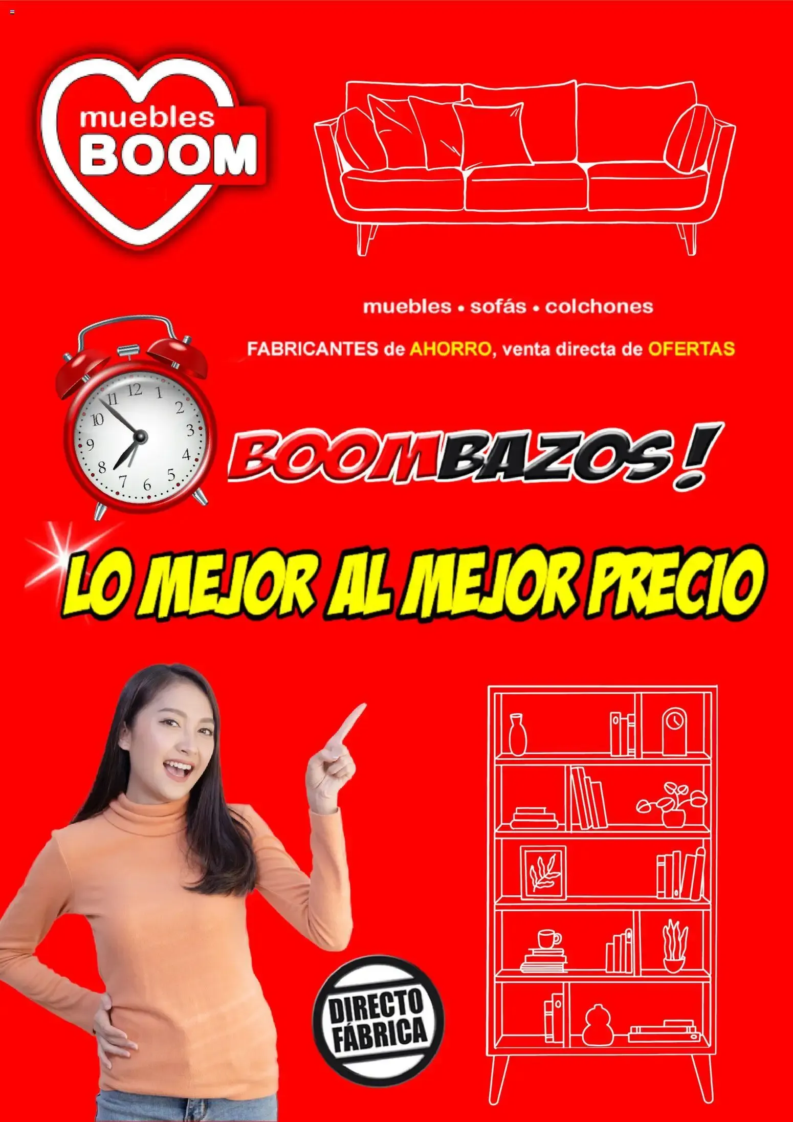 Catálogo de Muebles Boom: Boombazos! Lo mejor al mejor precio 1 de agosto al 31 de agosto 2026 - Página 1