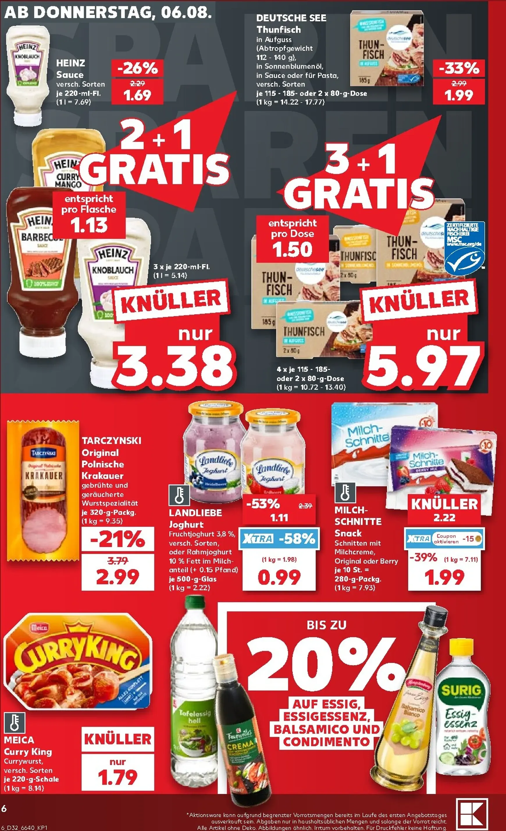 Kaufland Prospekt nächste Woche – von Donnerstag 06.08.2026 bis Mittwoch 12.08.2026 von 6. August bis 12. August 2026 - Prospekt seite 7