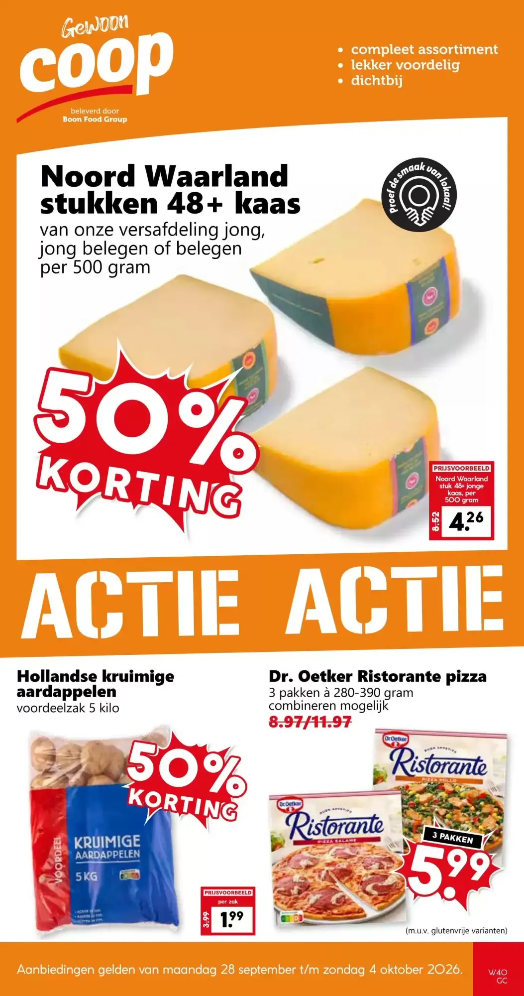 Coop Folder Week 40 – 28.09.2026 – 04.10.2026 van 28 september tot 4 oktober 2026 - Folder pagina 1