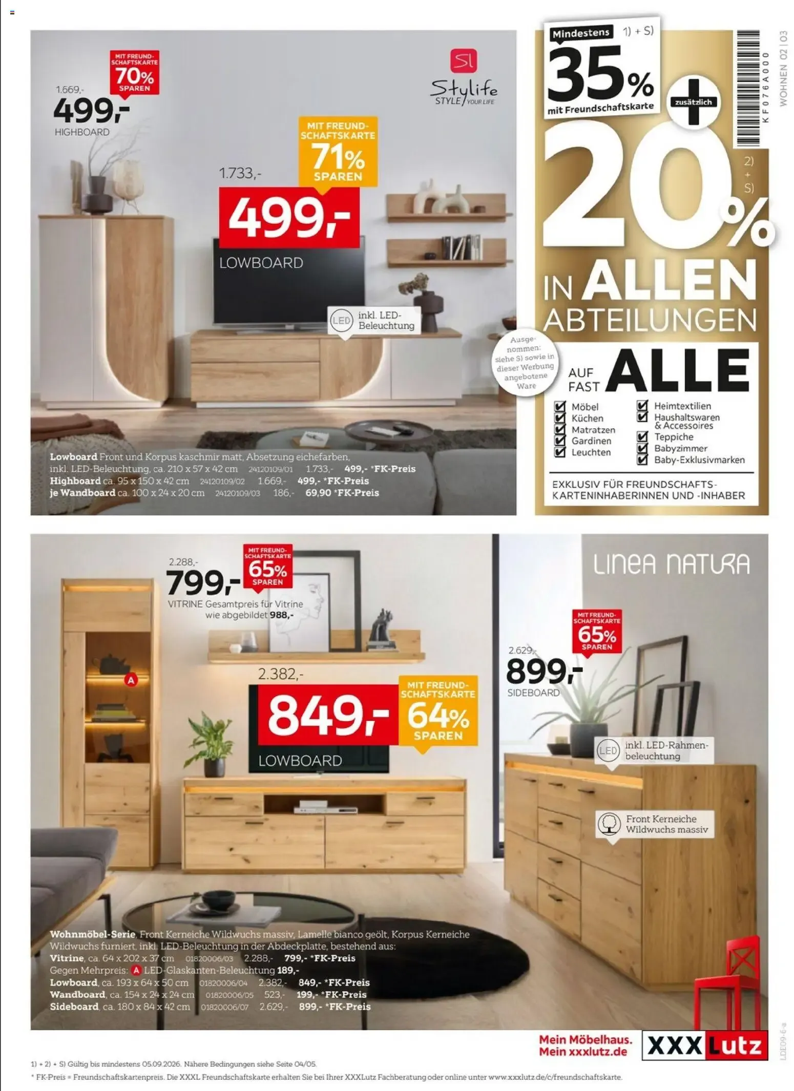 XXXLutz Jubiläum von 22. August bis 5. September 2026 - Prospekt seite 3