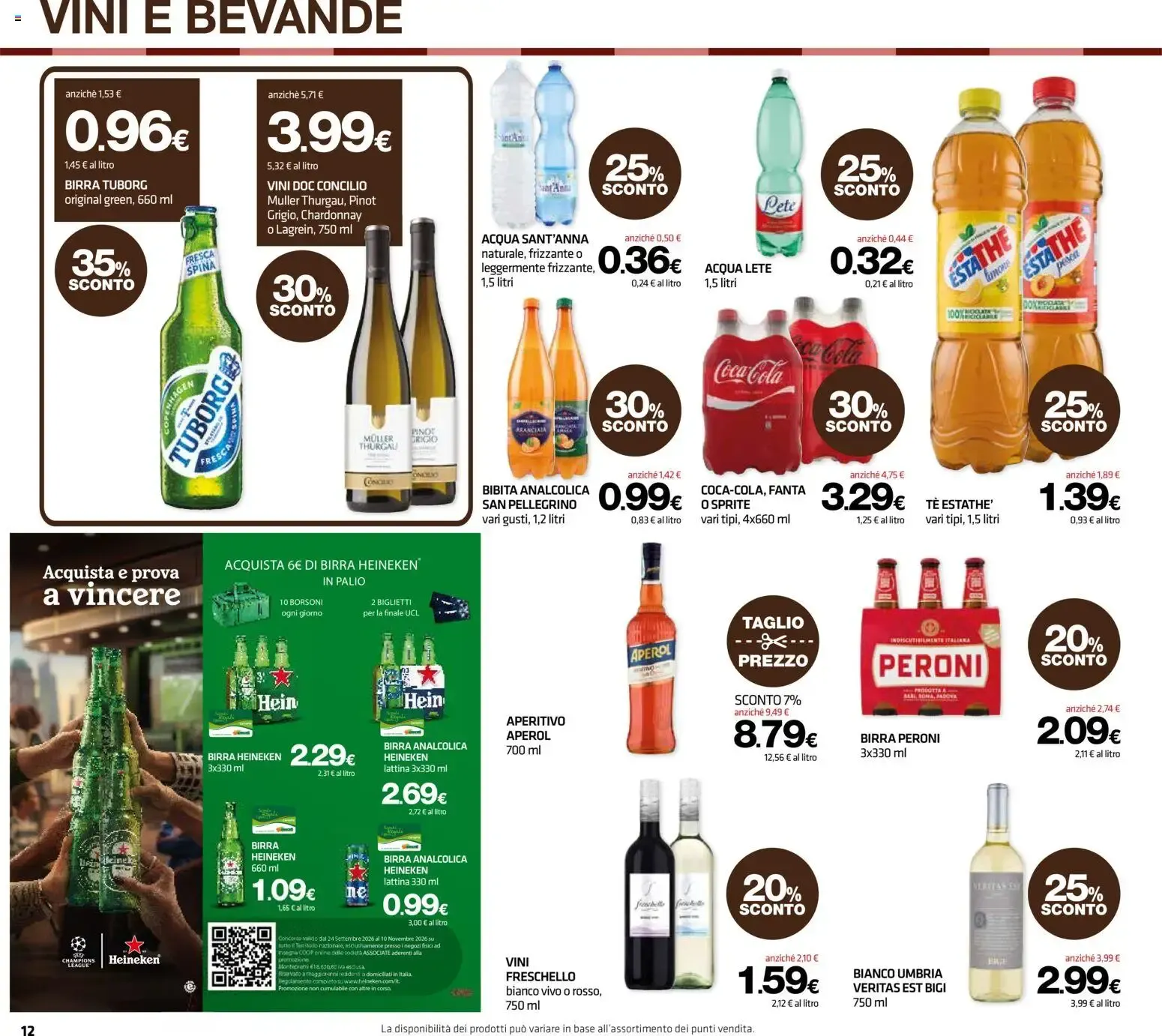 I FRESCHI TI PREMIANO con buoni da 5€! da 24 settembre a 7 ottobre di 2026 - Pagina del volantino 12
