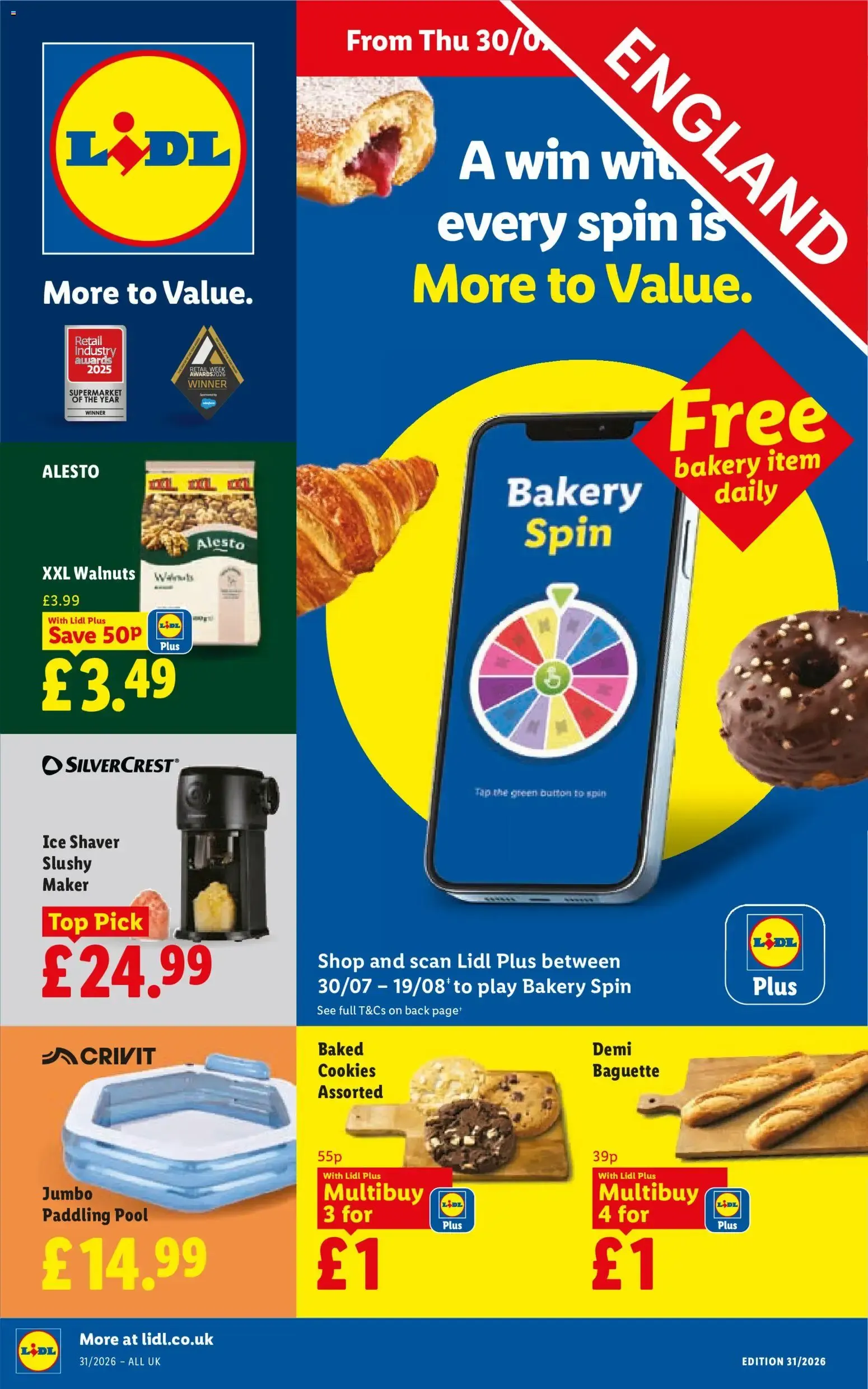 Lidl Weekly Offers from 30 July to 19 August 2026 - Catalogue Page 1
