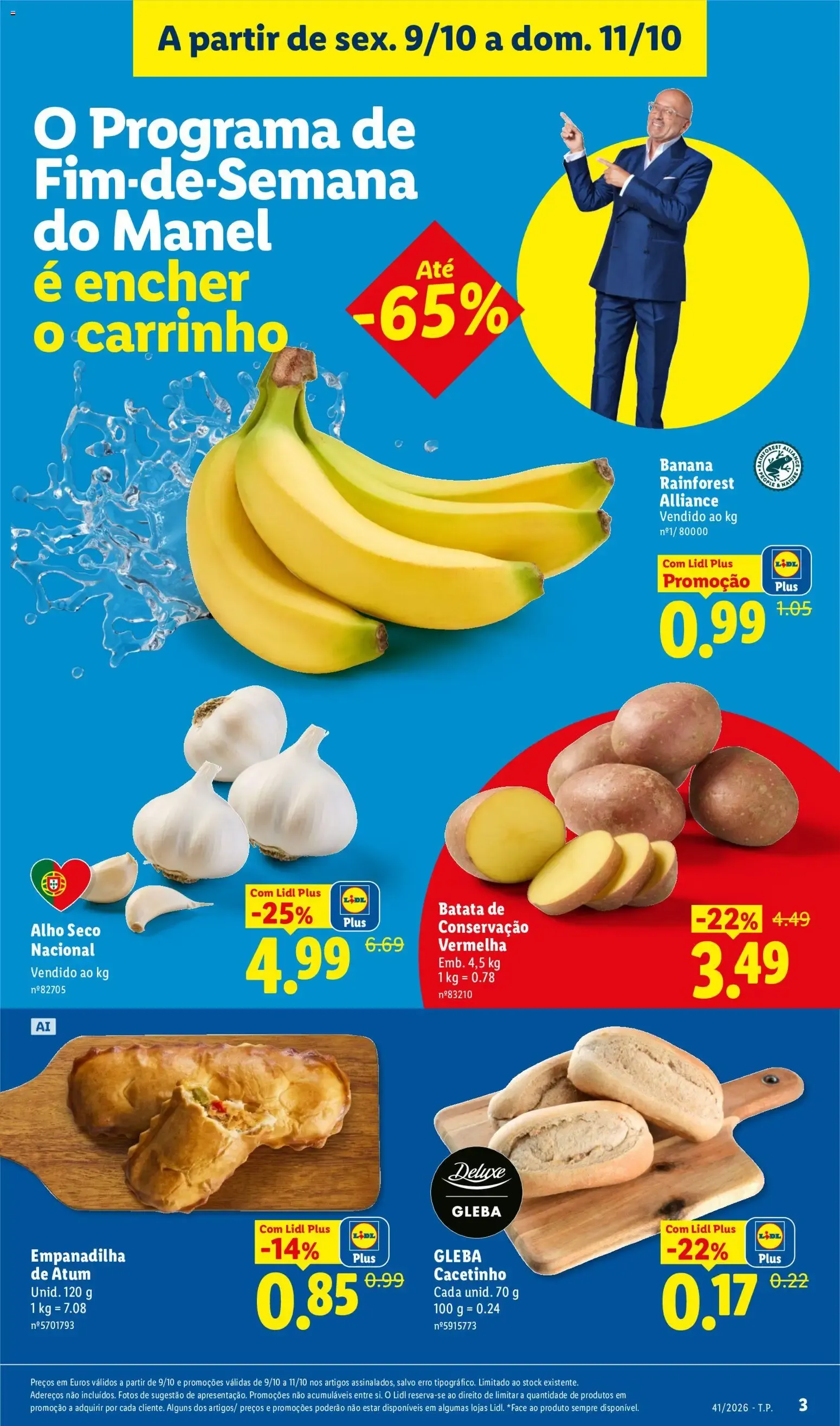 Folheto O Programa de Fim-de-Semana do Manel é encher o carrinho de 9 de outubro até 11 de outubro 2026 - Pagina 3