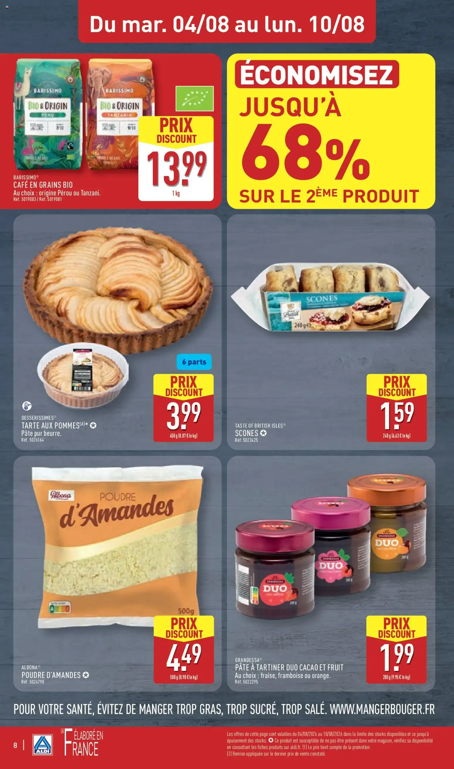 DÉCOUVREZ NOS MÉGA FORMATS À PRIX DISCOUNT. du 4 août au 10 août 2026 - Catalogue page 10