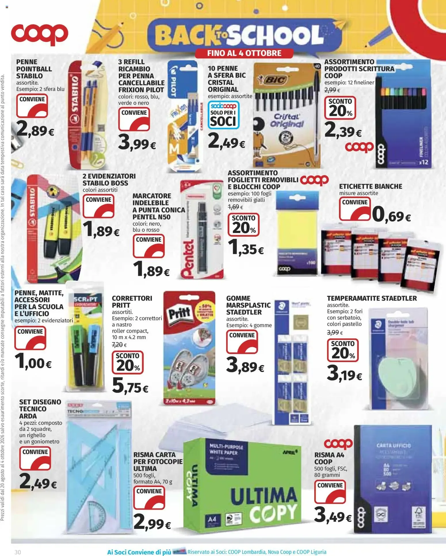 EXTRA OFFERTE - Coop Superstore da 20 agosto a 2 settembre di 2026 - Pagina del volantino 30