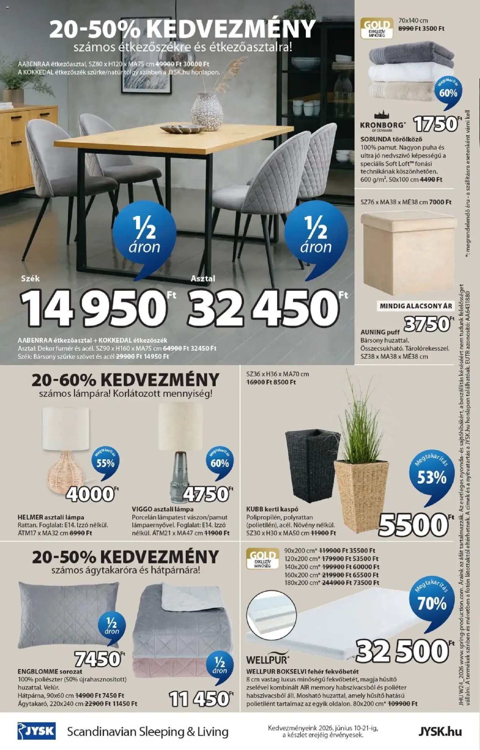 Katalógus JYSK akciós újság - 2026.06.10. -tól/töl > akció, lapozható szórólap 🛍️ június 10.-tól június 16.-ig 2026. - Oldal 16