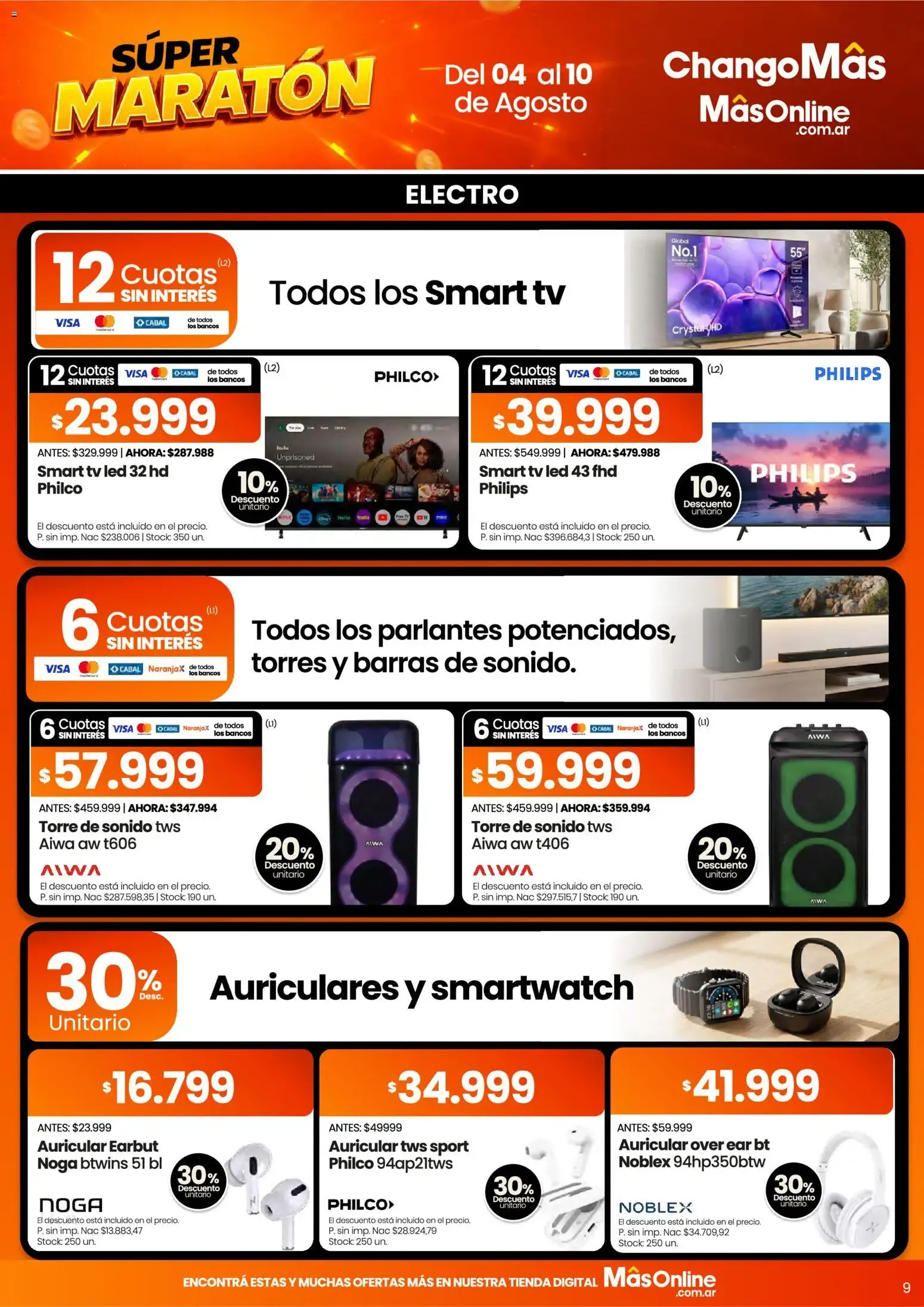 Ofertas de SÚPER MARATÓN 4 de agosto al 10 de agosto 2026 - Página 9 del catálogo