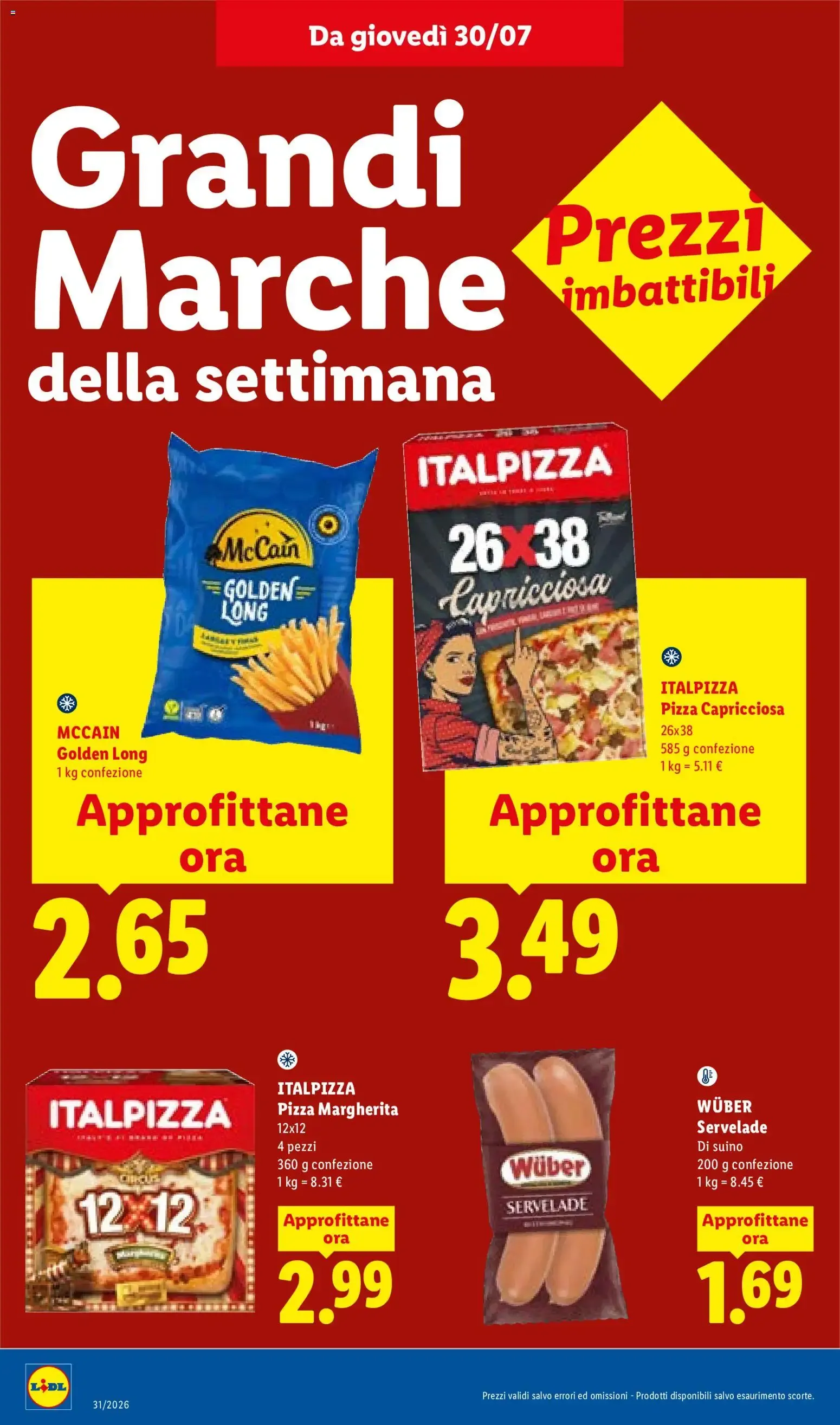 LIDL: L'estate del risparmio da 30 luglio a 5 agosto di 2026 - Pagina del volantino 12