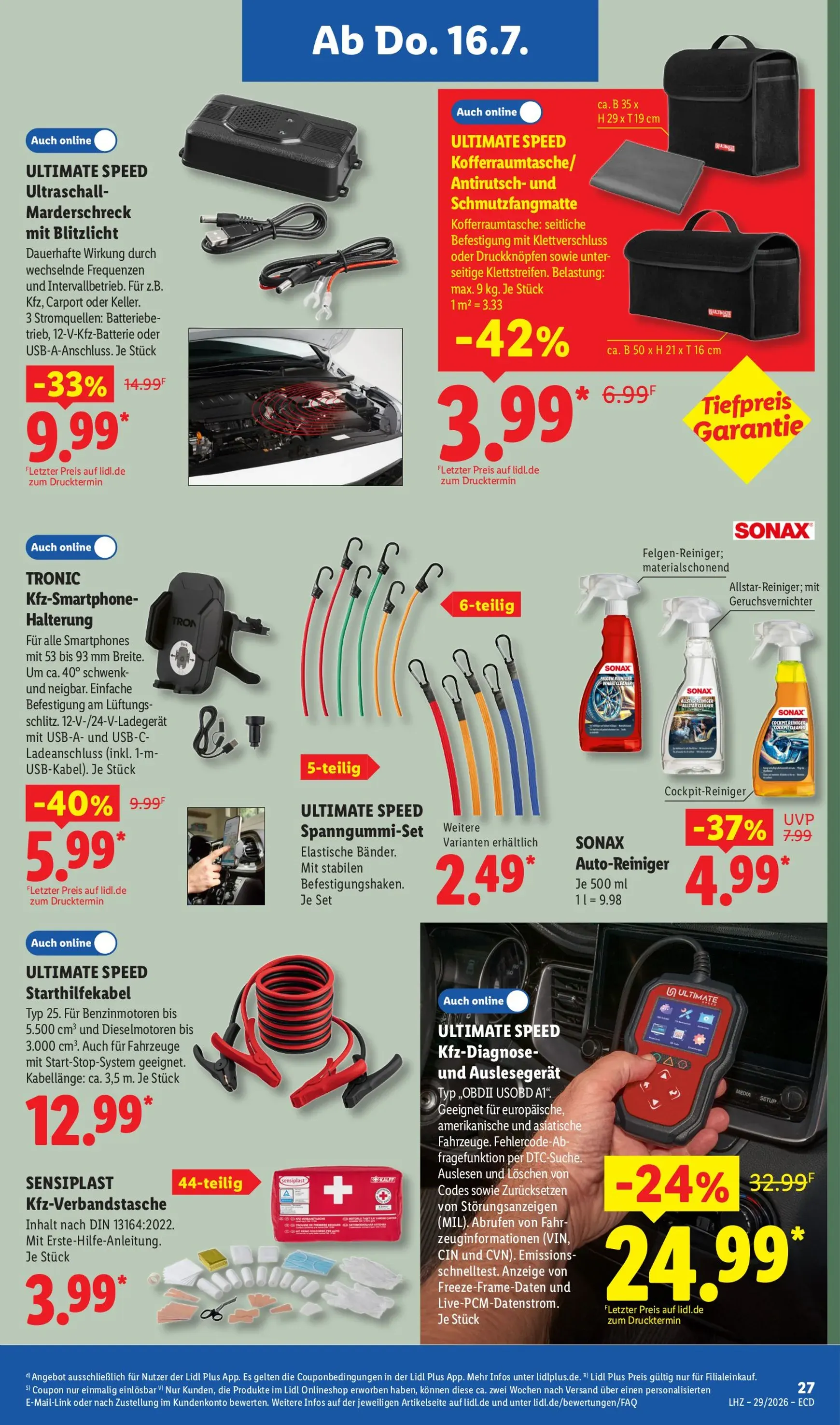 Lidl - Angebot der Woche Prospekt nächste Woche – von Montag 13.07.2026 bis Samstag 18.07.2026 von 13. Juli bis 18. Juli 2026 - Prospekt seite 27