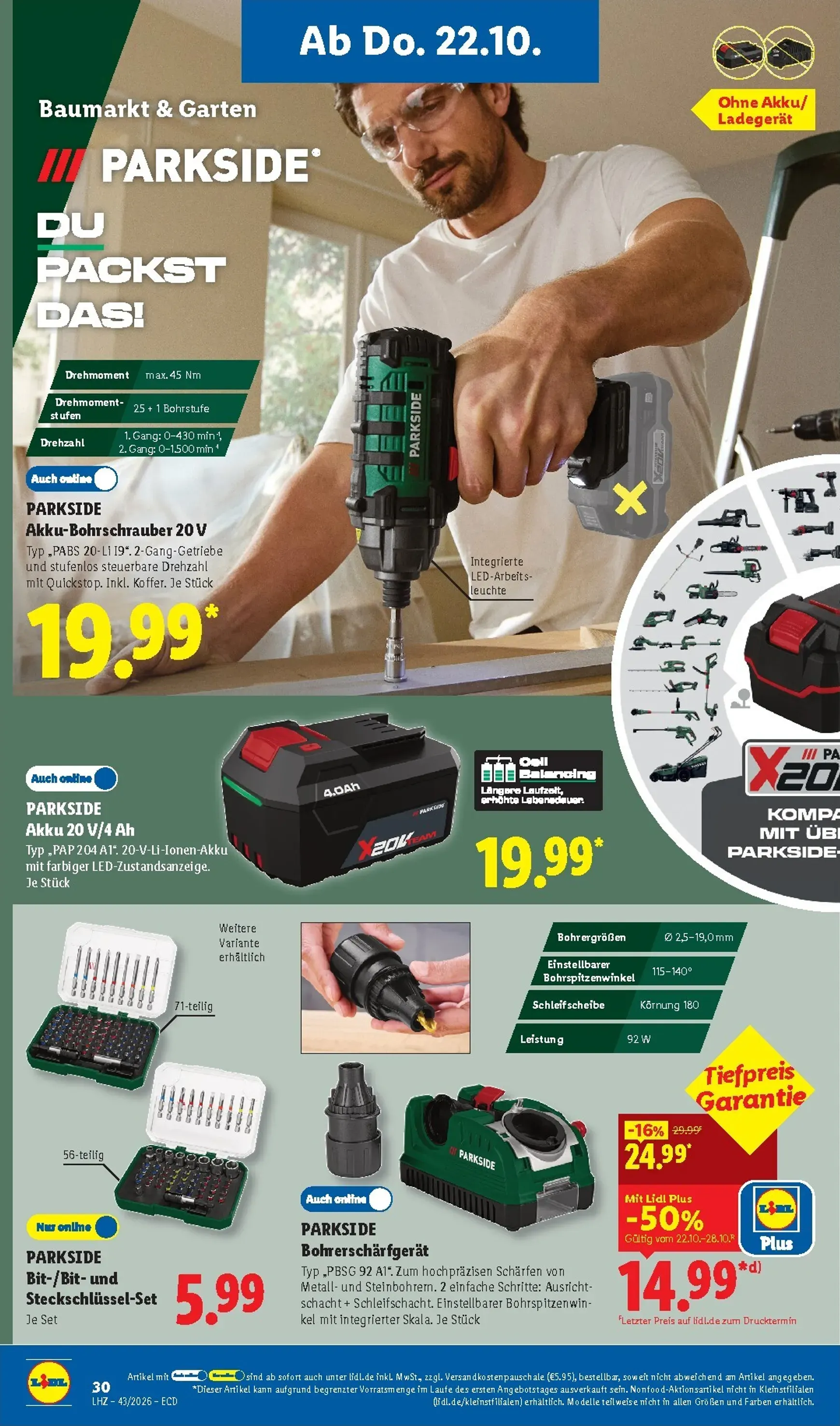 Lidl - Angebot der Woche Prospekt nächste Woche – von Montag 19.10.2026 bis Samstag 24.10.2026 von 19. Oktober bis 24. Oktober 2026 - Prospekt seite 18