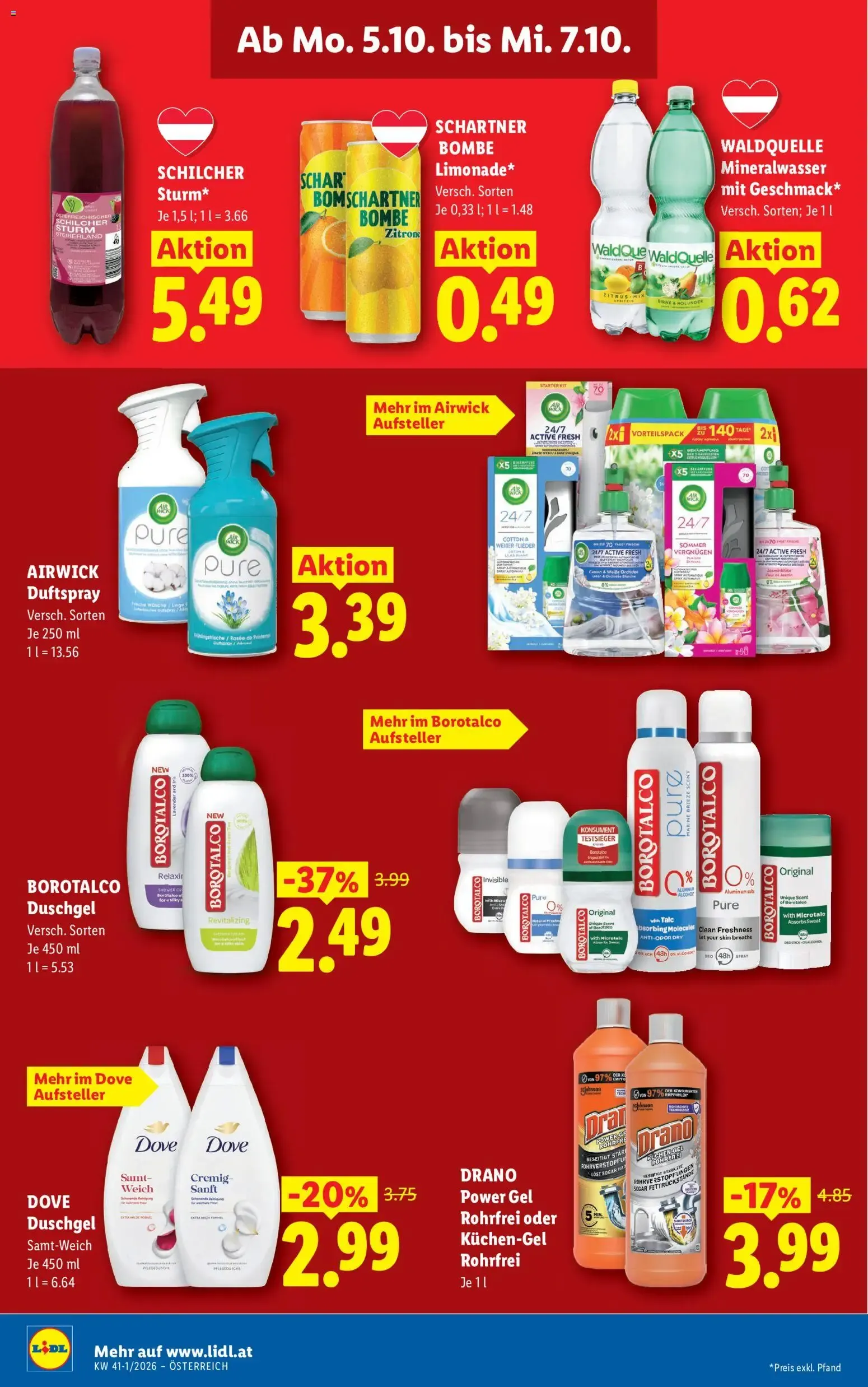 Lidl - Flugblatt ab 01.10.2026 - Angebote ab donnerstag von 1. Oktober bis 3. Oktober 2026 - Flugblätt seite 45