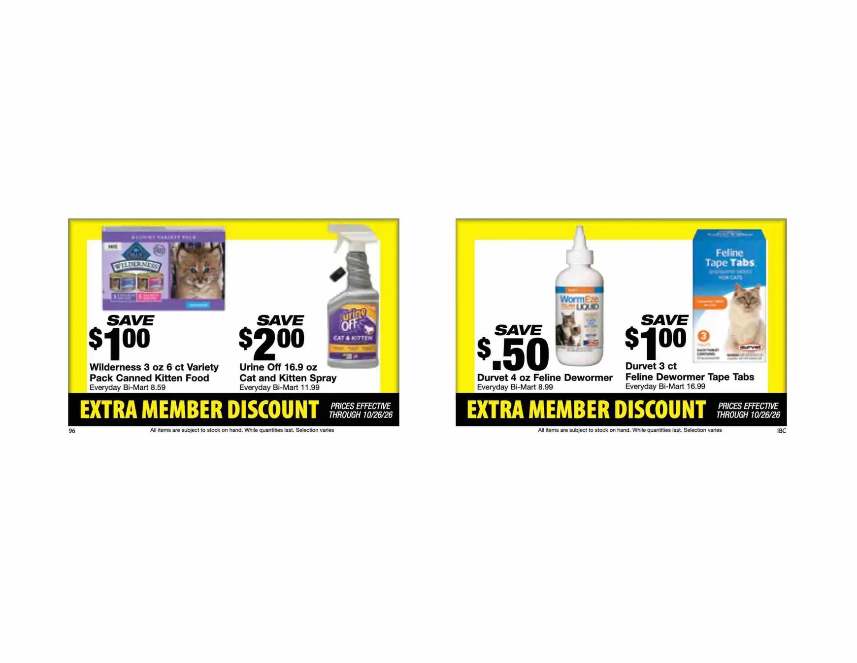 Weekly ad Current Bi-Mart - Extra member discount leaflet valid from Tuesday 10/13/2026 to Monday 10/26/2026 from October 13 to October 26 2026 - Page 26