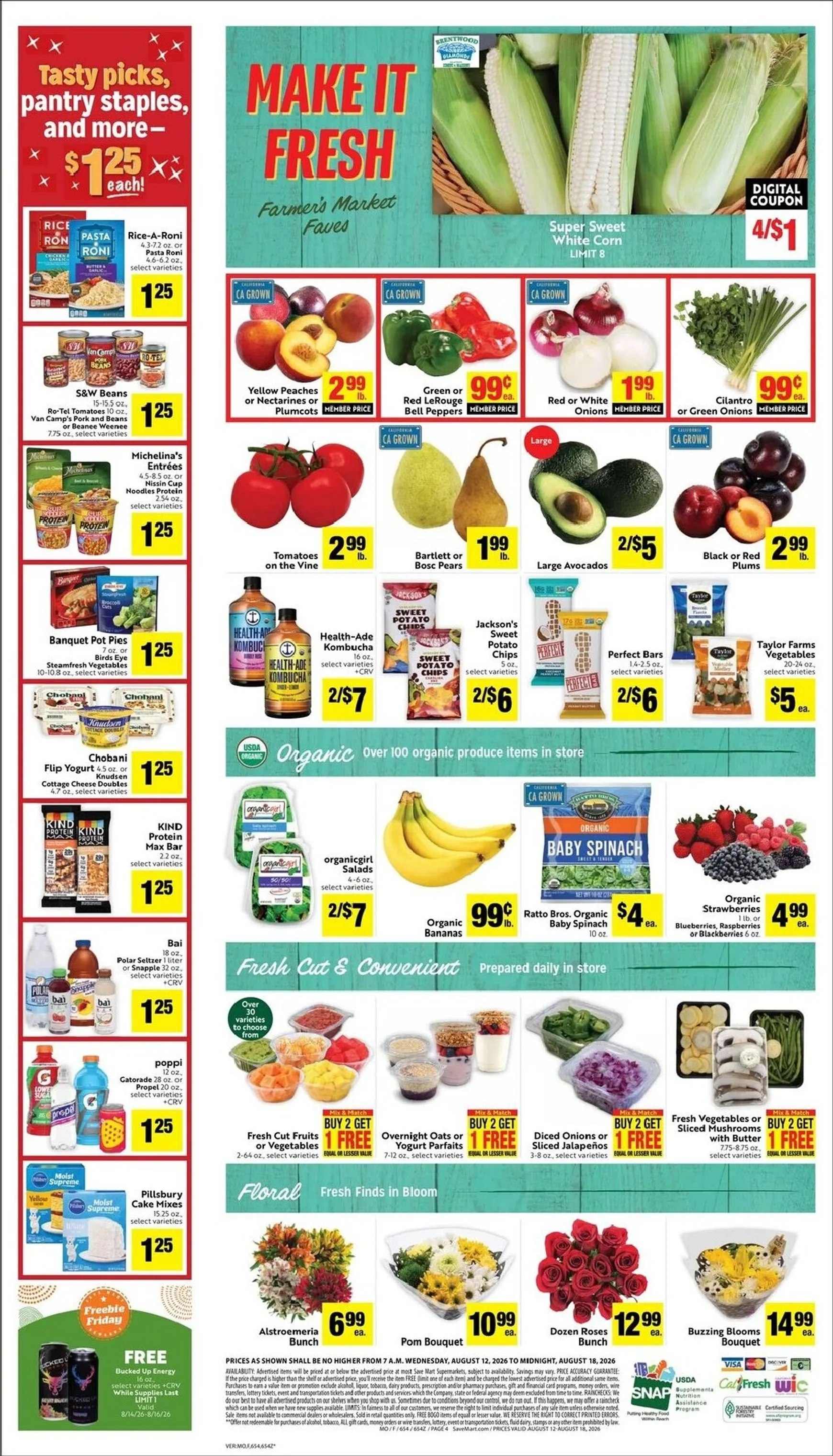 Weekly ad Current Save Mart leaflet valid from Wednesday 08/12/2026 to Tuesday 08/18/2026 from August 12 to August 18 2026 - Page 4