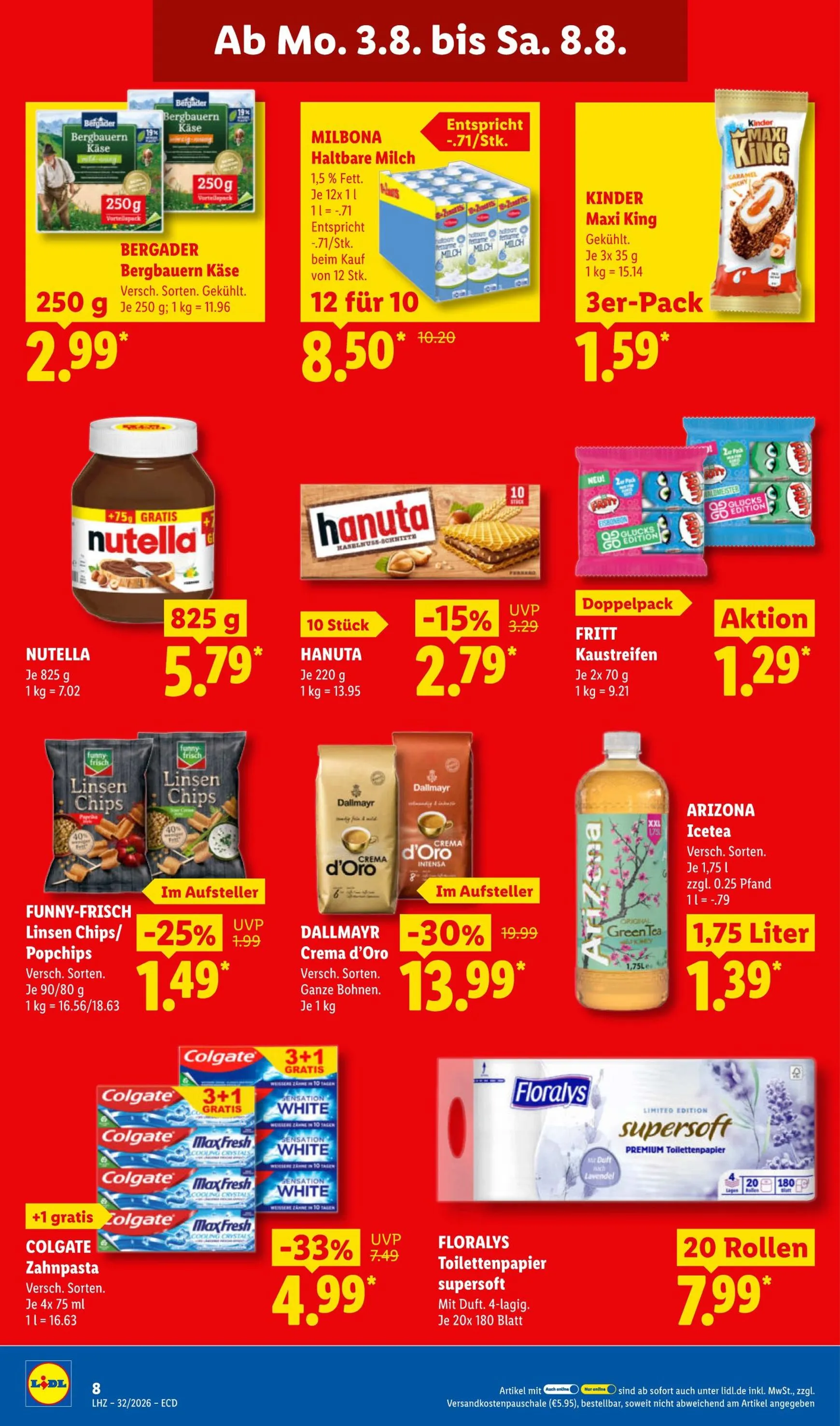 Lidl Prospekt nächste Woche – von Montag 03.08.2026 bis Samstag 08.08.2026 von 3. August bis 8. August 2026 - Prospekt seite 17