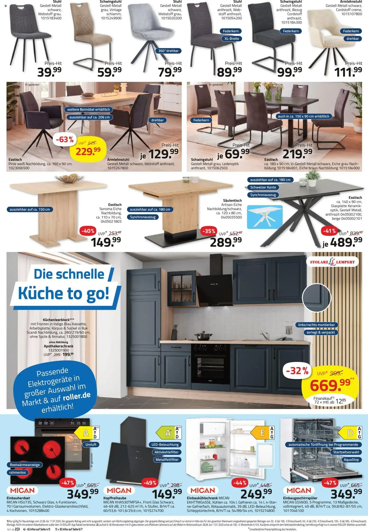 Roller: Rabatte-Rabatz / Super Bonus von 28. Juni bis 25. Juli 2026 - Prospekt seite 2