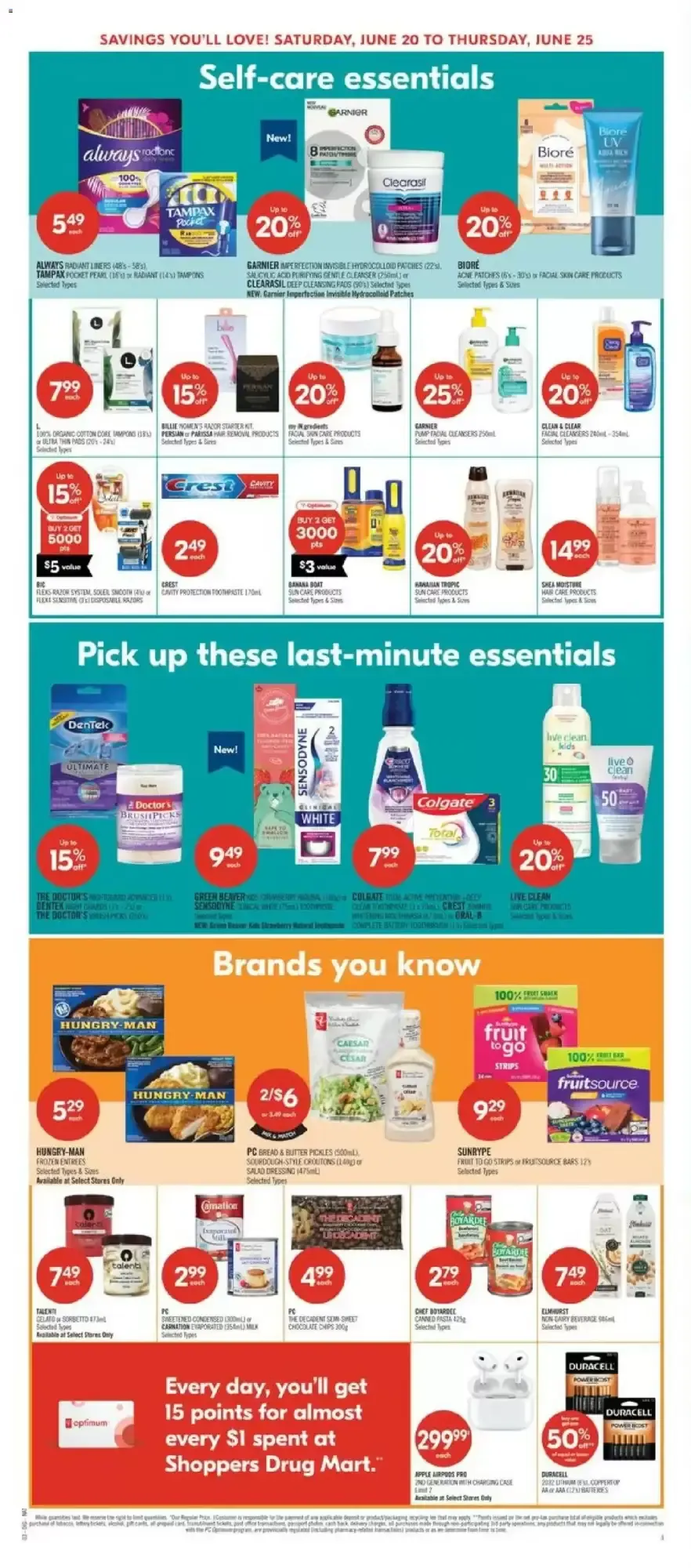 Shoppers Drug Mart flyer week 25 from June 20 to June 25 2026 - flyer page 19
