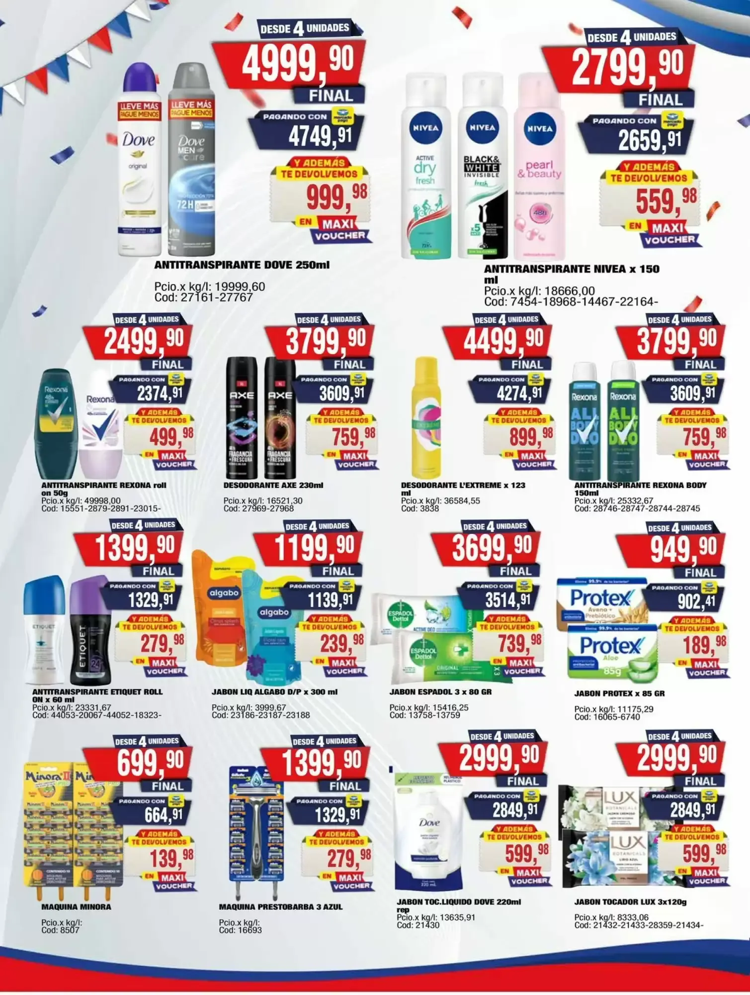 Ofertas de SUPERMERCADO MAYORISTA MAXICONSUMO 3 de agosto al 9 de agosto 2026 - Página 32 del catálogo