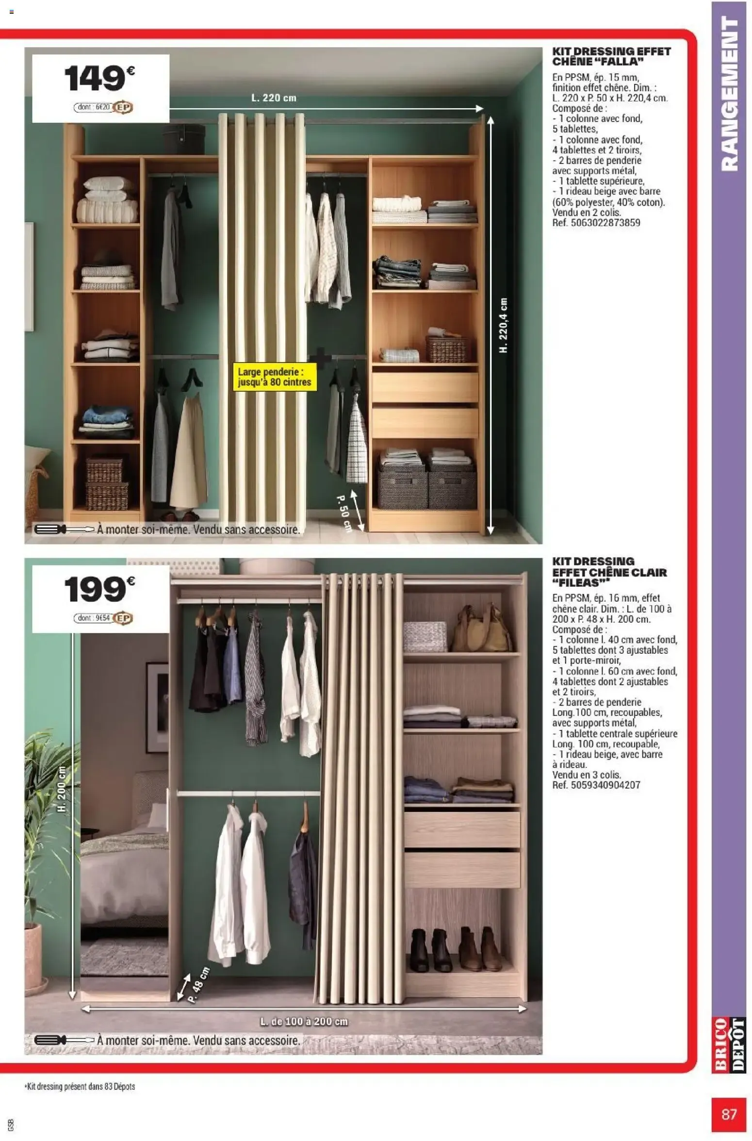 L'OFFICIEL DU BRICOLAGE - Automne du 17 septembre au 1 octobre 2026 - Catalogue page 87