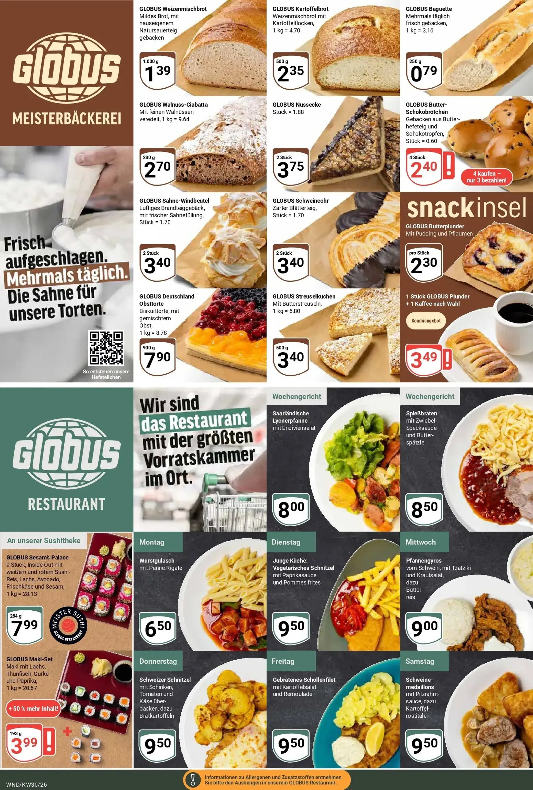 Globus Prospekt – von Montag 20.07.2026 bis Samstag 25.07.2026 von 20. Juli bis 25. Juli 2026 - Prospekt seite 8