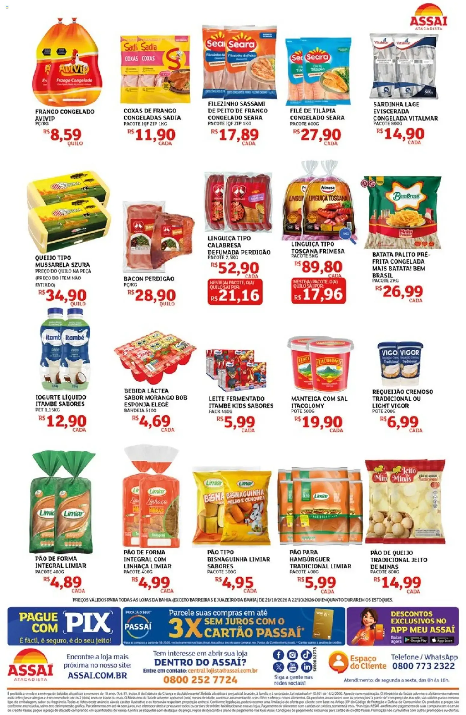 Encarte de Assaí Atacadista ofertas - BA de 21/10/2026 | Promoções Online 21 de outubro até 22 de outubro 2026 - Pagina 2