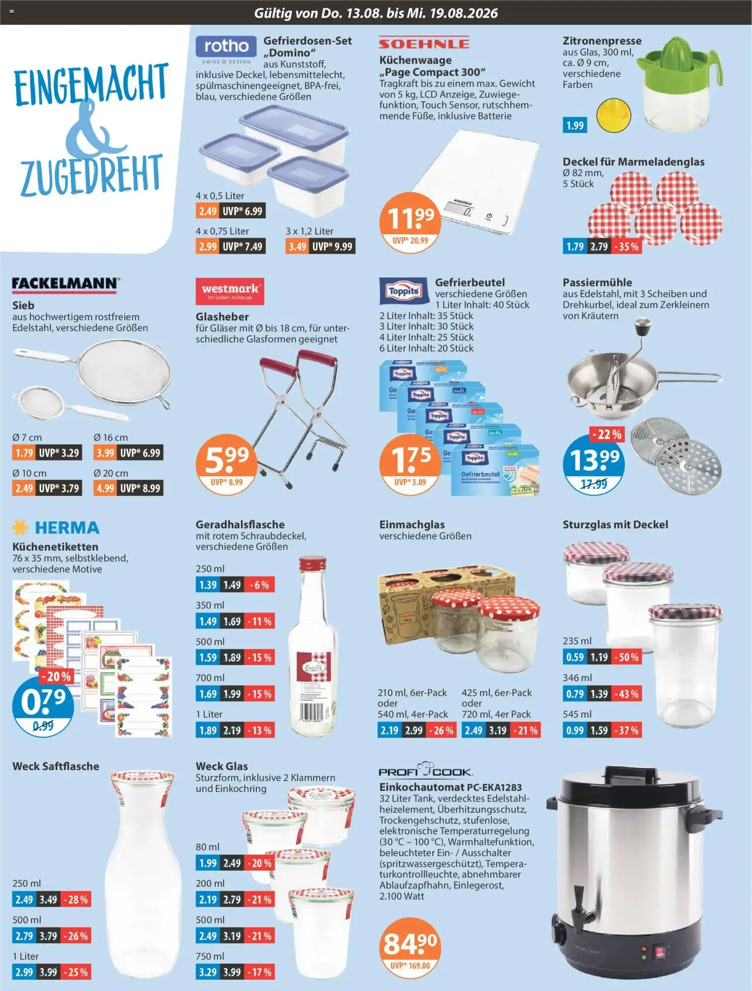 Angebote V-Markt Angebote (ab 13.08.2026) von 13. August bis 19. August 2026 - Prospekt seite 14