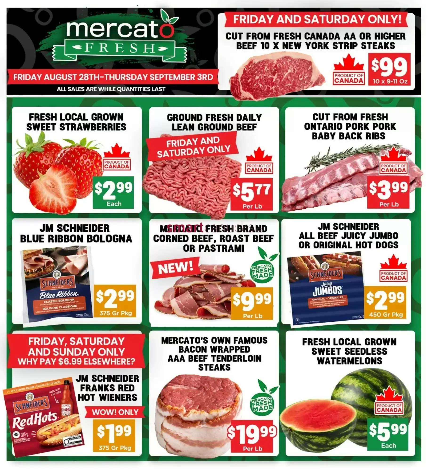 Mercato Fresh flyer week 35 from August 28 to September 3 2026 - flyer page 1