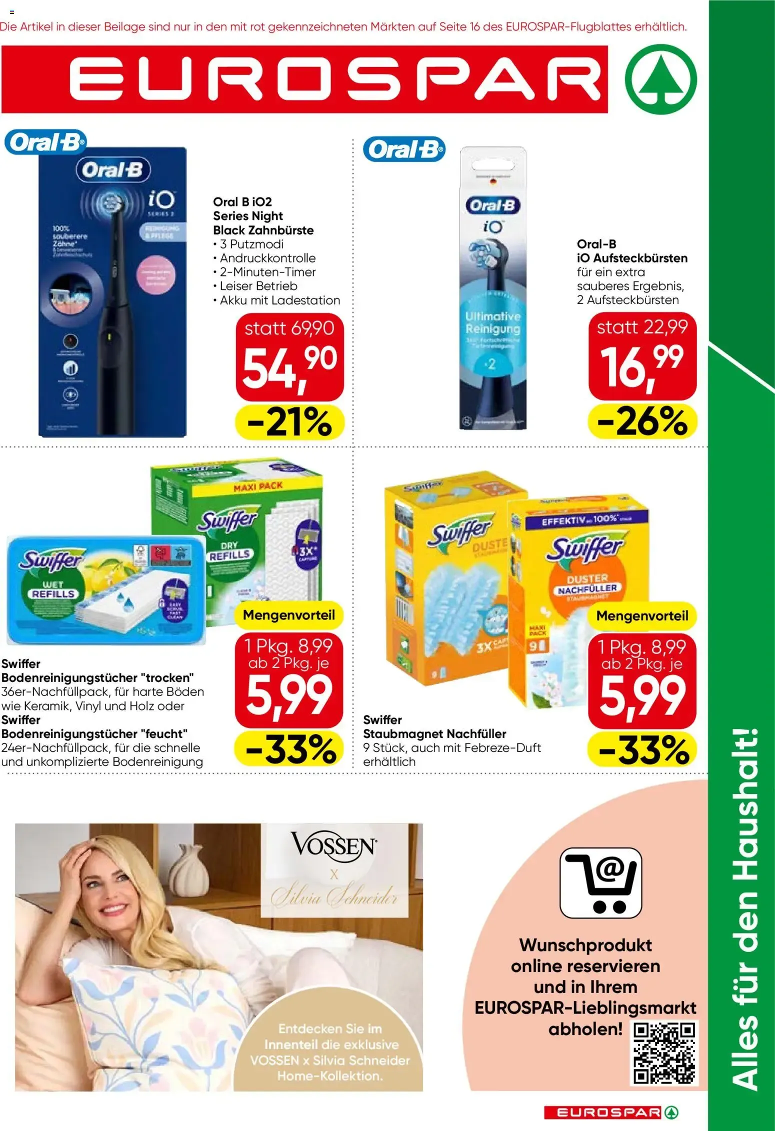 Eurospar Alles fuer den Haushalt von 24.09.2026 - Aktuelle Angebote von 24. September bis 7. Oktober 2026 - Flugblätt seite  1
