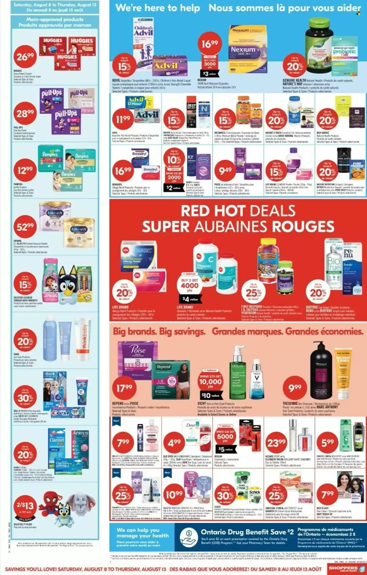 Shoppers Drug Mart flyer week 32 from August 8 to August 13 2026 - flyer page 3