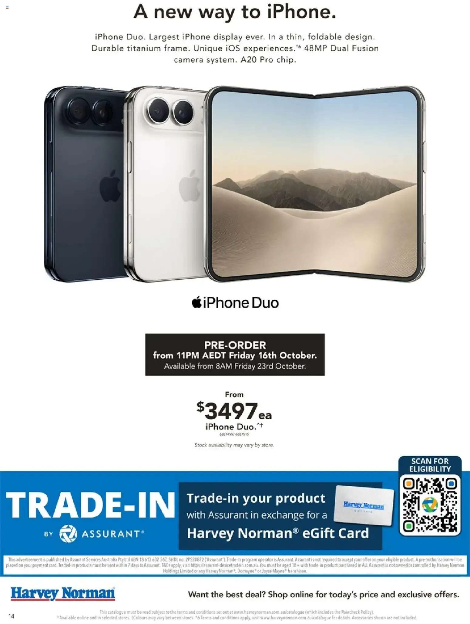 Harvey Norman Computers Shop trending Tech Deals - 15/10/2026 > weekly / monthly specials - Catalogue valid from 15 October to 28 October 2026 - page 14