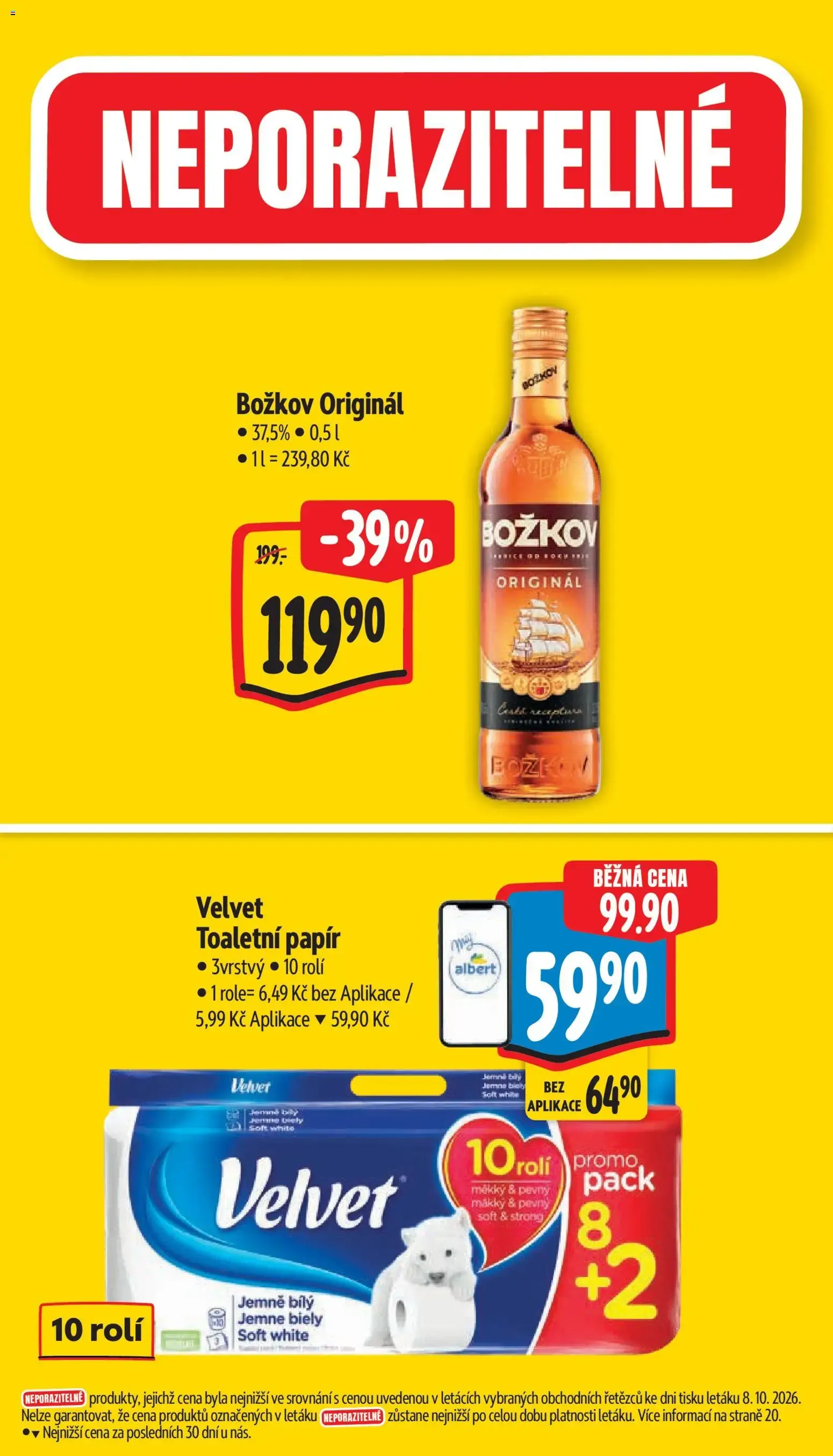 Albert leták - Supermarket Příbor od 14.10.2026 - Akční leták - 14. října 20. října 2026 - Page 8