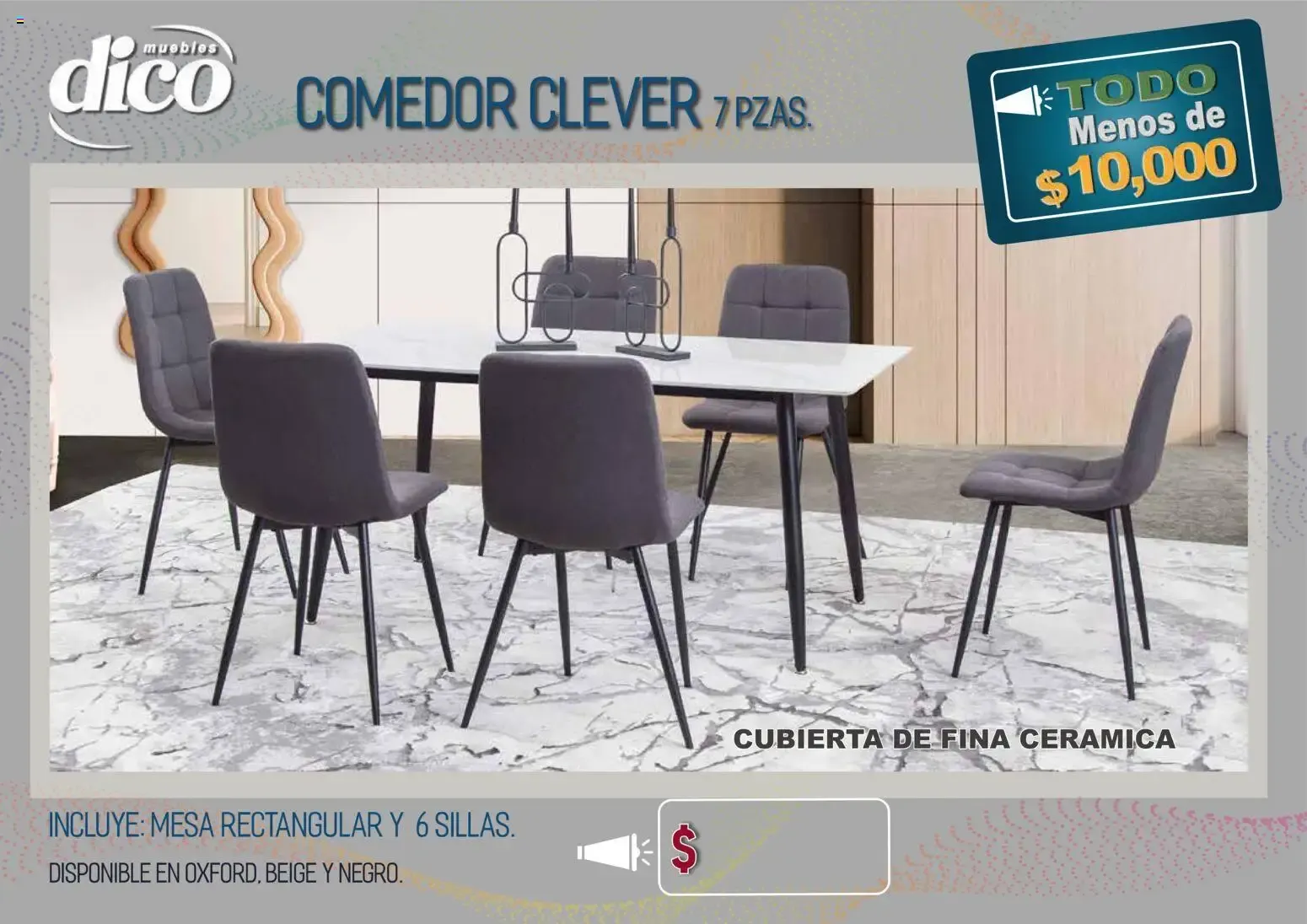 Catálogo de Muebles Dico: TODO Menos de $10,000 9 de abril al 31 de diciembre 2026 - Pagina 29