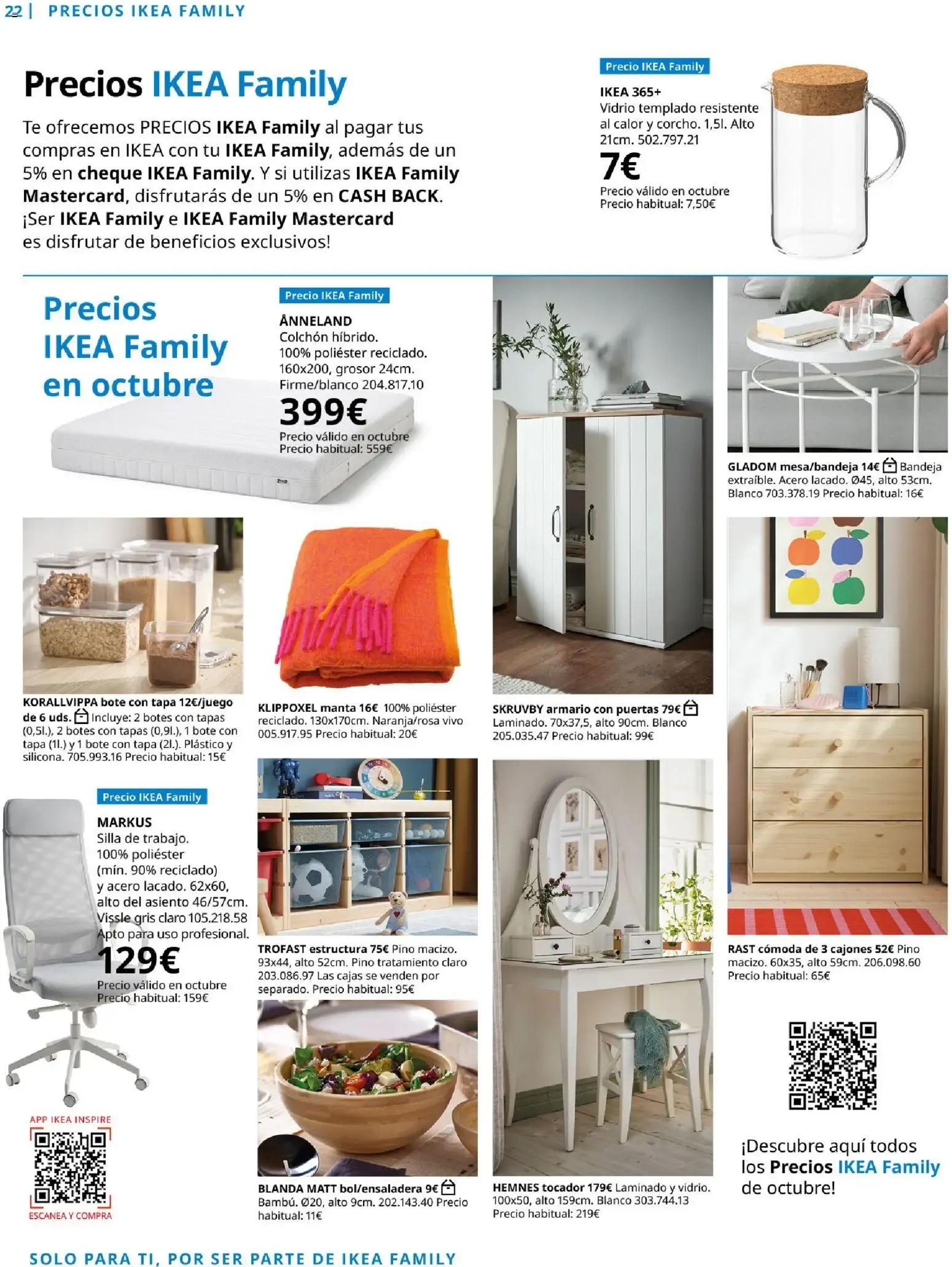 Catálogo de IKEA Family 1 de octubre al 31 de diciembre 2026 - Página 22