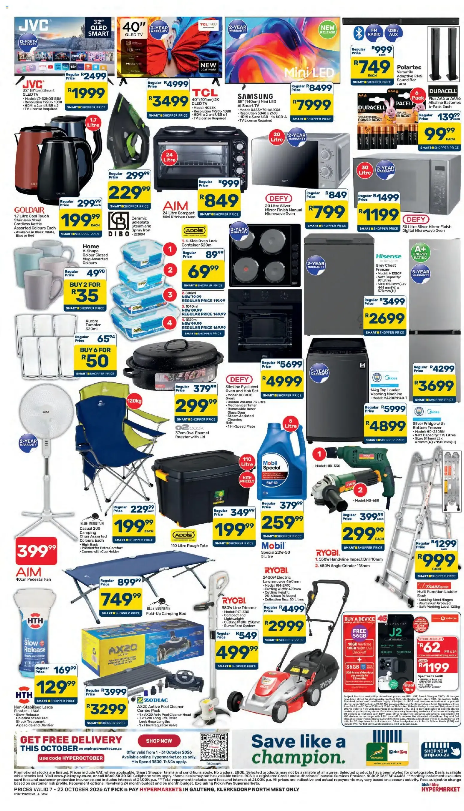 Pick n Pay Hypermarket Inland Provinces - Specials (07/10/2026 - 22/10/2026) Online from 7 October to 22 October 2026 - Catalogue Page 4